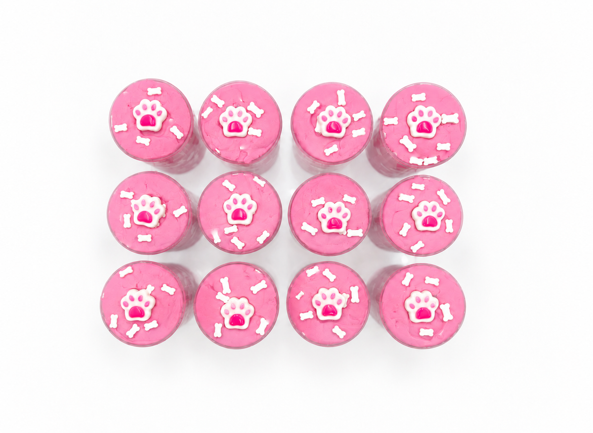 Pink Pet Sensory Dough Push Pop