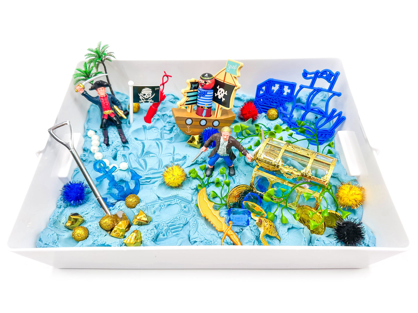 Pirate Sensory Sand Bin Sensory Bin Young, Wild & Friedman 