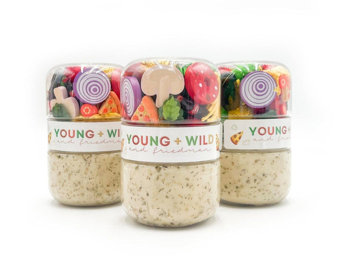 Pizza Grab & Go Dough Jar Grab and Go Dough Young + Wild and Friedman 