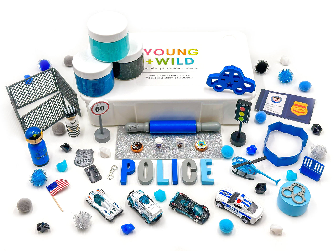 Police Officer Sensory Kit Sensory Kit Young, Wild & Friedman 