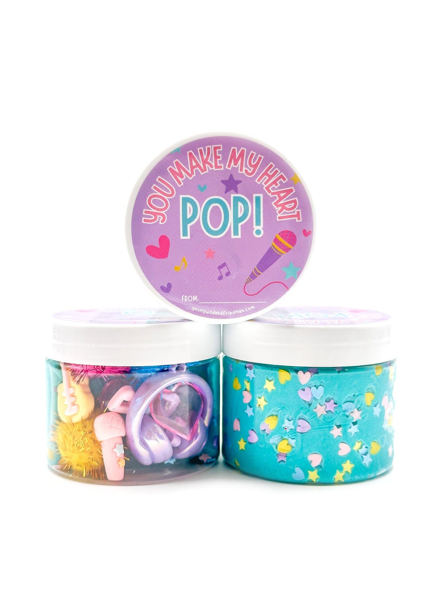 Popstar Sensory Dough Jar Sensory Dough Young, Wild & Friedman 