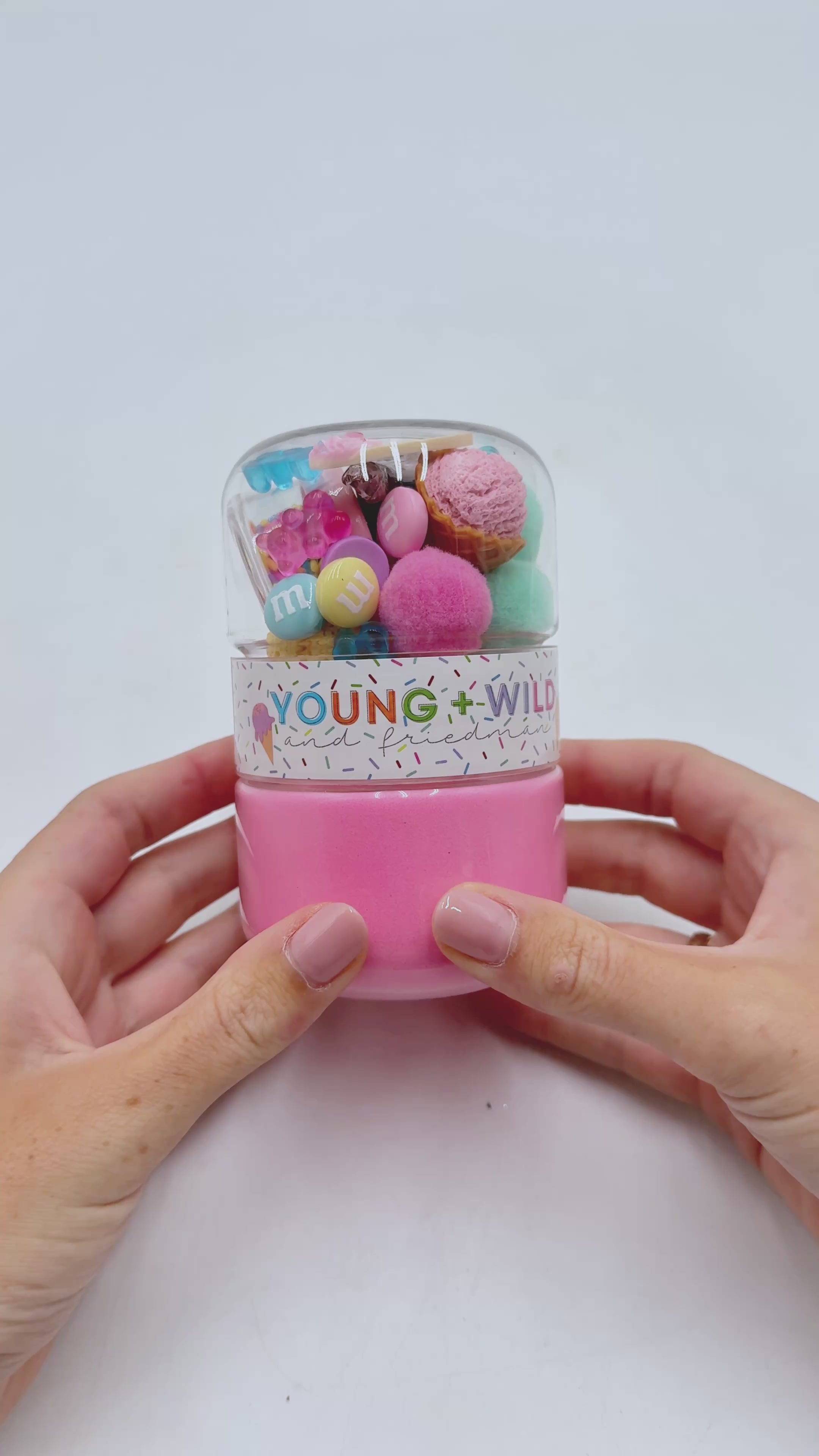 Ice Cream Grab & Go Kinetic Sand Jar