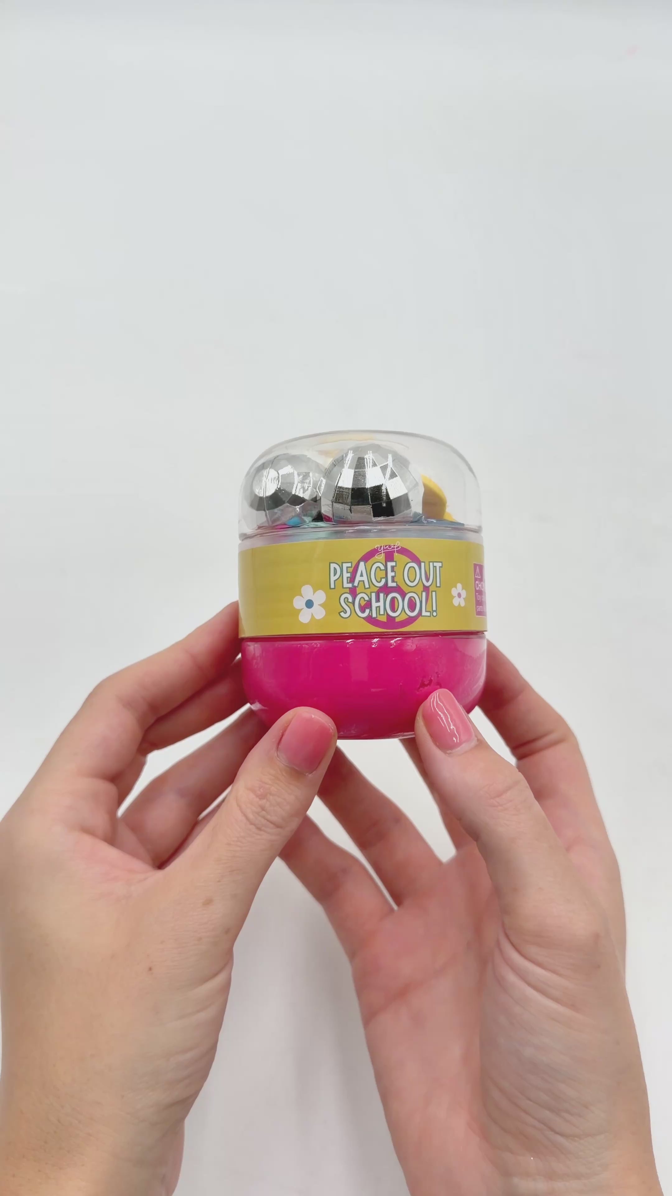 Peace out School Sensory Dough Jar