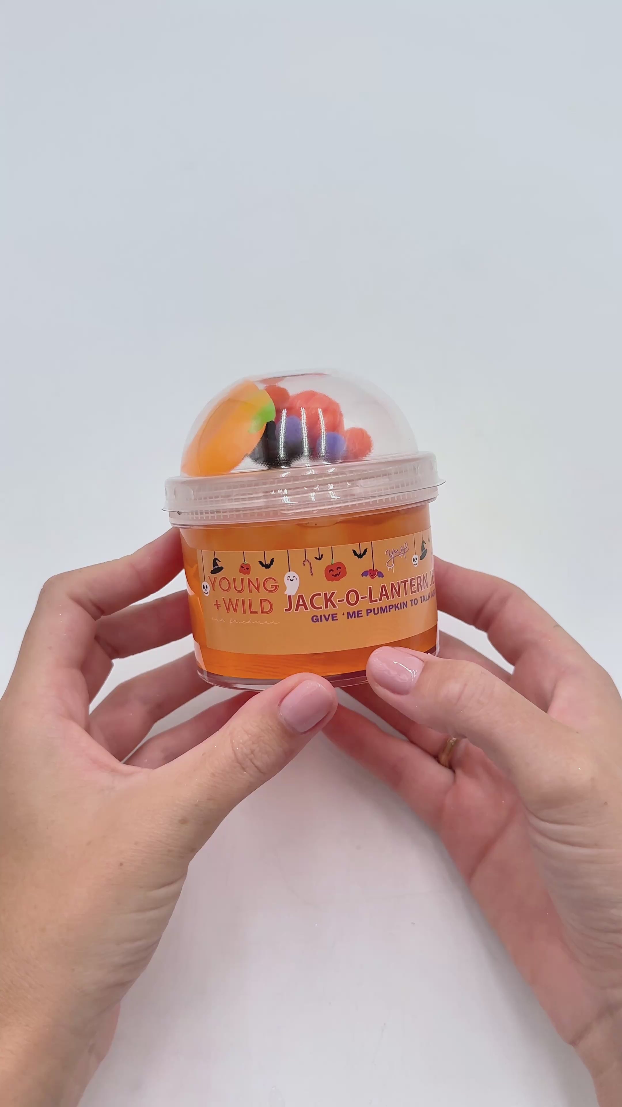 Jack-O-Lantern Jelly Slime