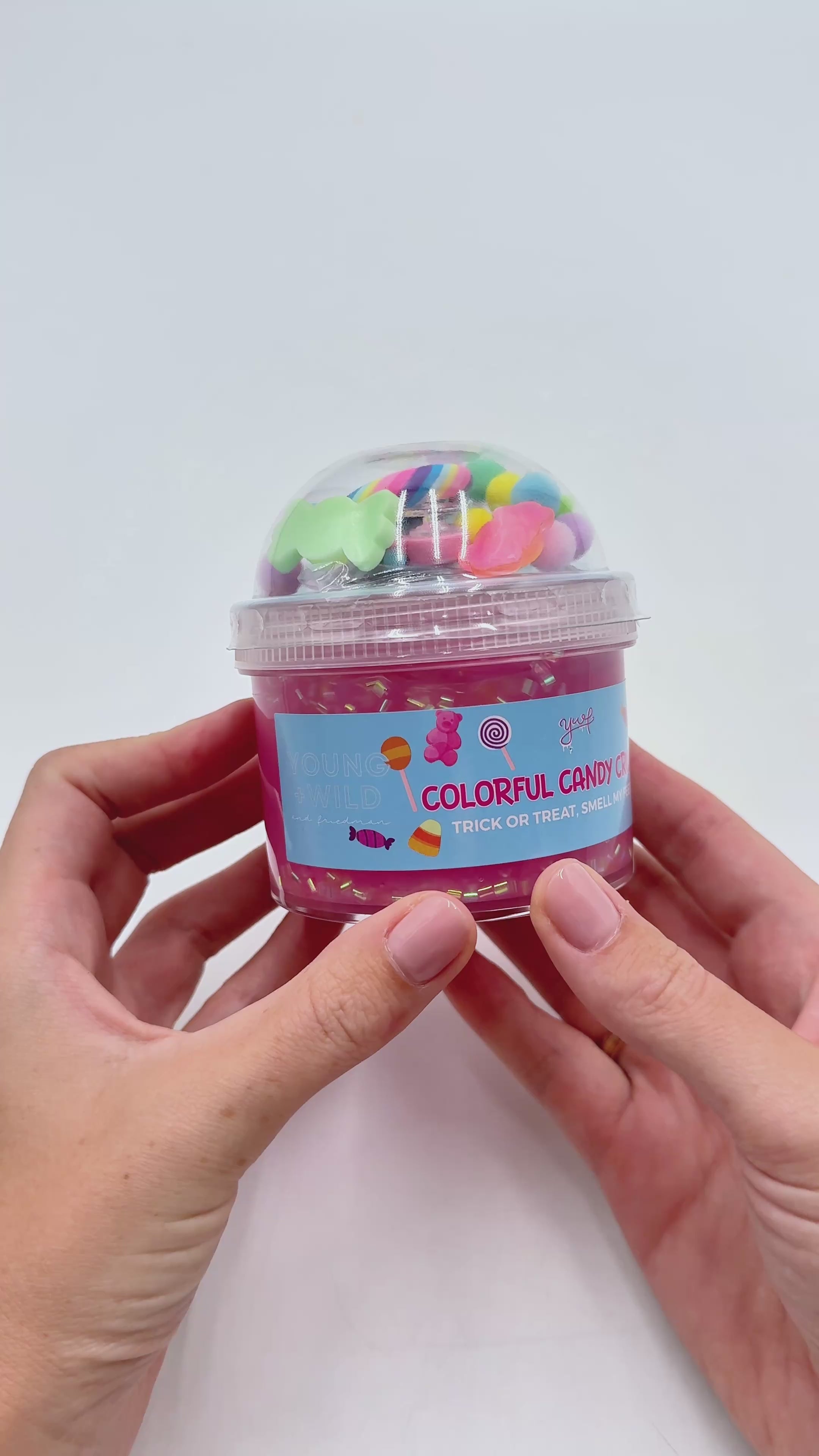 Colorful Candy Crunch Slime