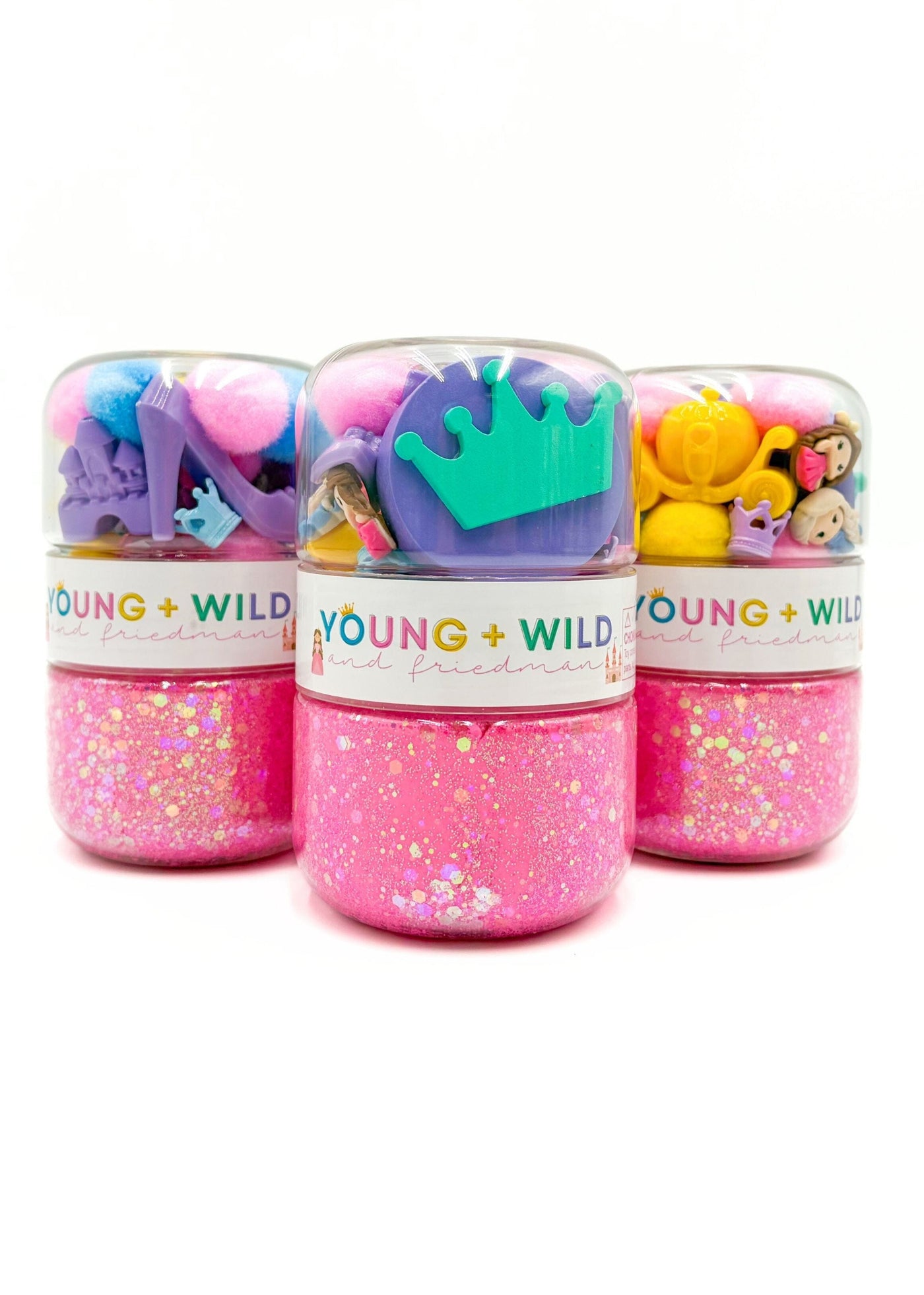 Princess Grab & Go Dough Jar Grab and Go Dough Young, Wild & Friedman 