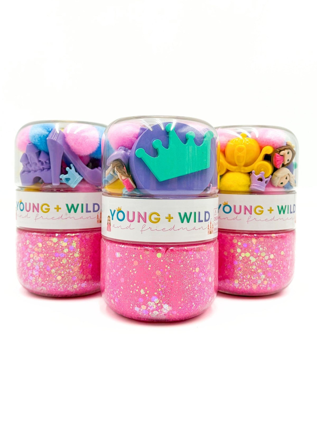 Princess Grab & Go Dough Jar Grab and Go Dough Young, Wild & Friedman 