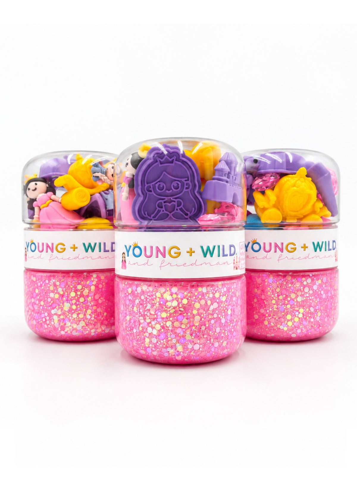 Princess Grab & Go Dough Jar Grab and Go Dough Young, Wild & Friedman 