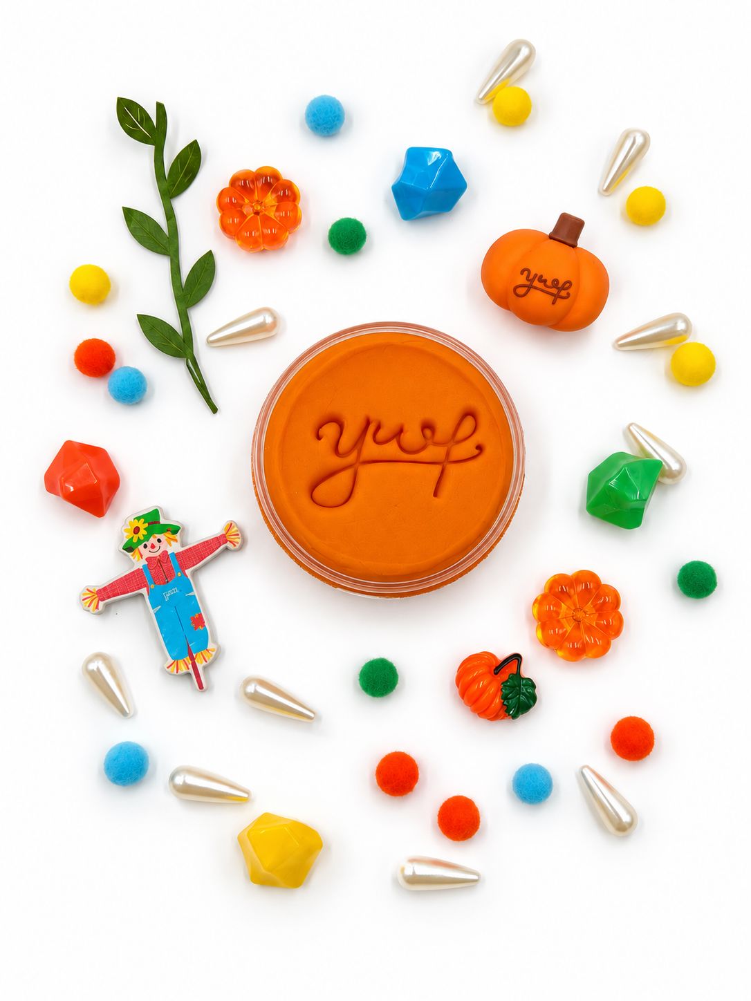Pumpkin Patch Sensory Dough Jar Sensory Dough Young, Wild & Friedman 
