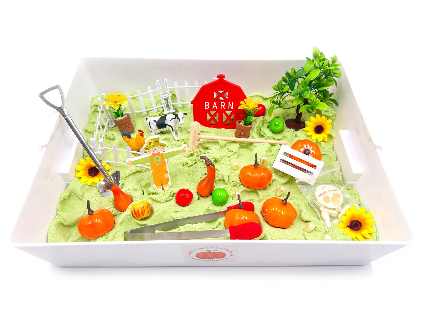 Pumpkin Patch Sensory Sand Bin Sensory Bin Young, Wild & Friedman 