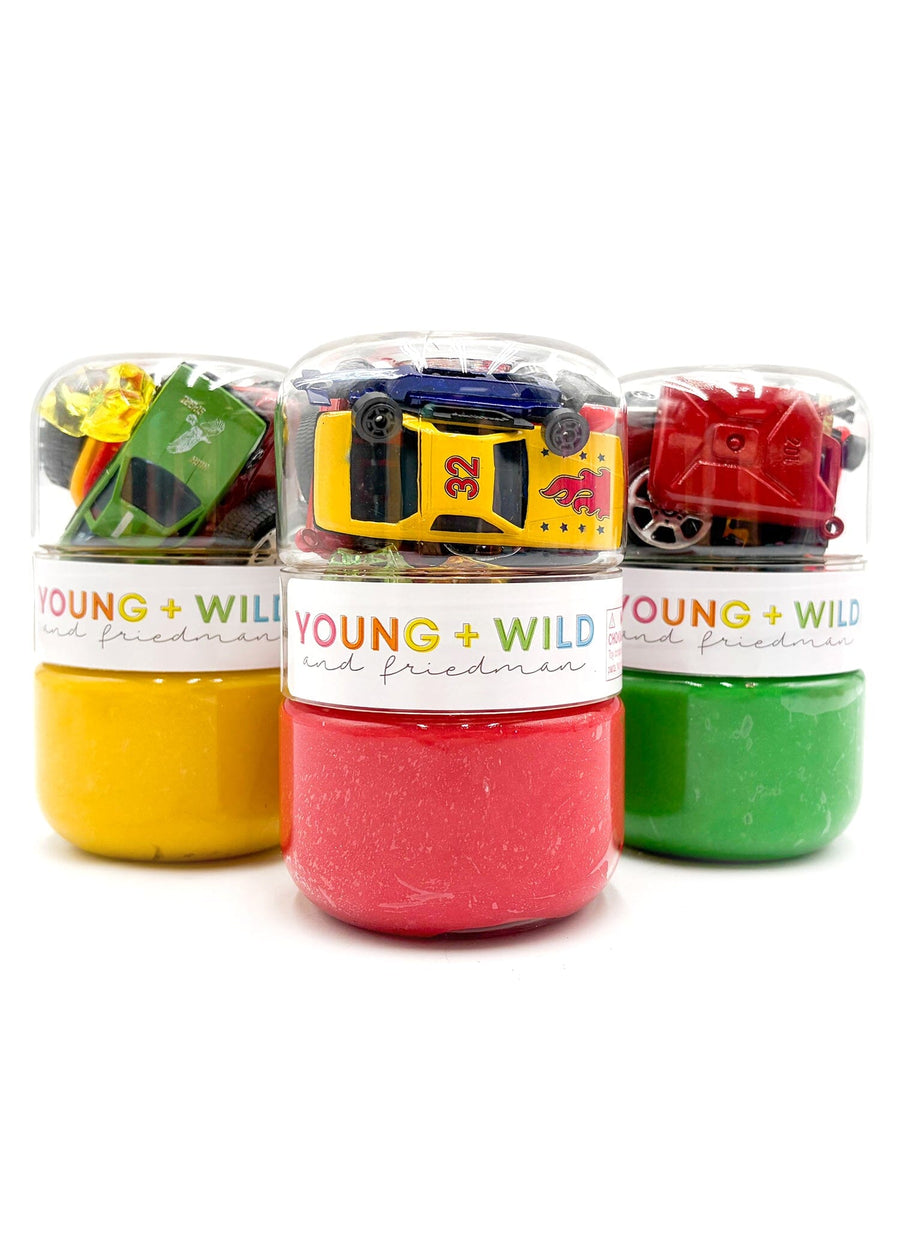 Race Car Grab & Go Dough Jar Grab and Go Dough Young, Wild & Friedman 