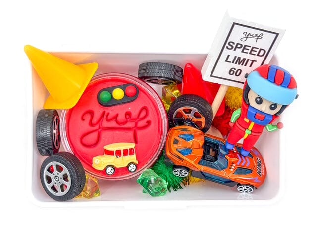 Race Car Mini Sensory Kit Mini Kit Young, Wild & Friedman 
