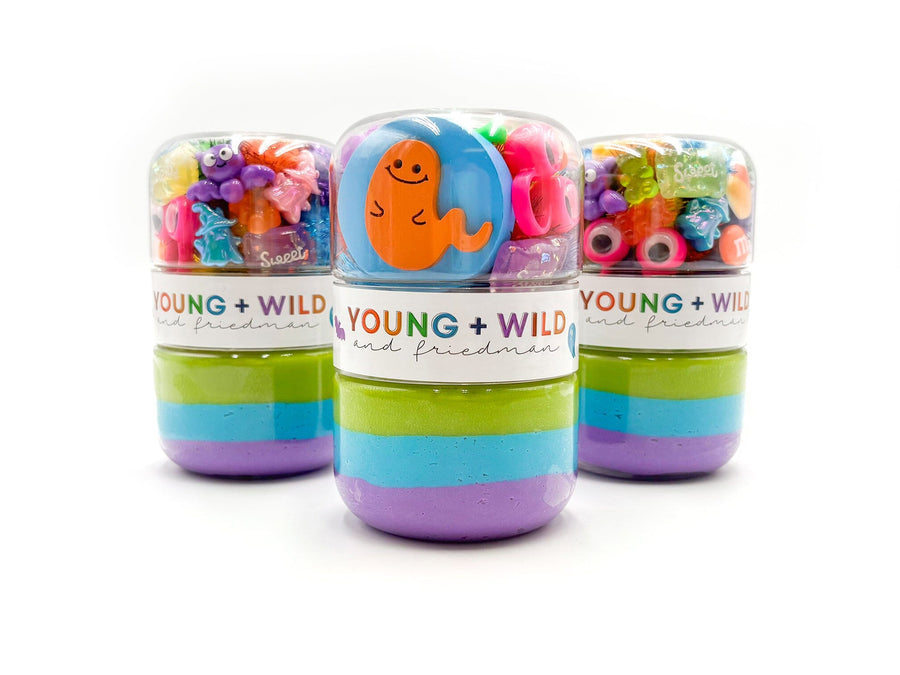RainBOO Grab & Go Dough Jar Grab and Go Dough Young, Wild & Friedman 
