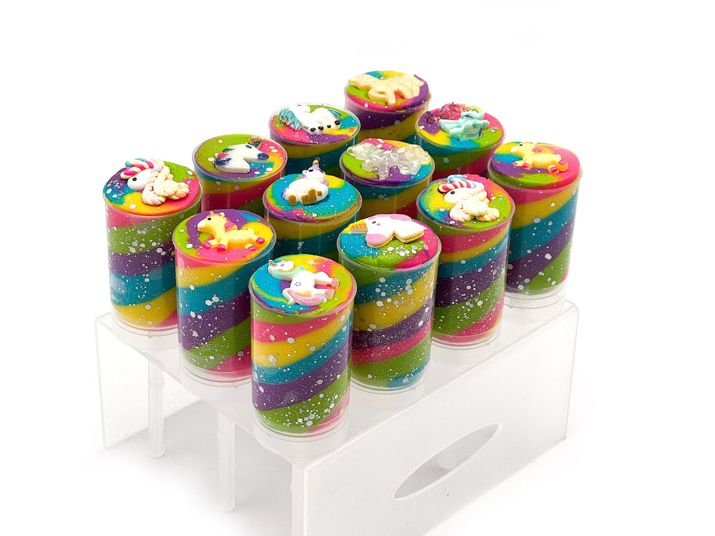 Rainbow Unicorn Sensory Dough Push Pop Sensory Dough Young, Wild & Friedman 