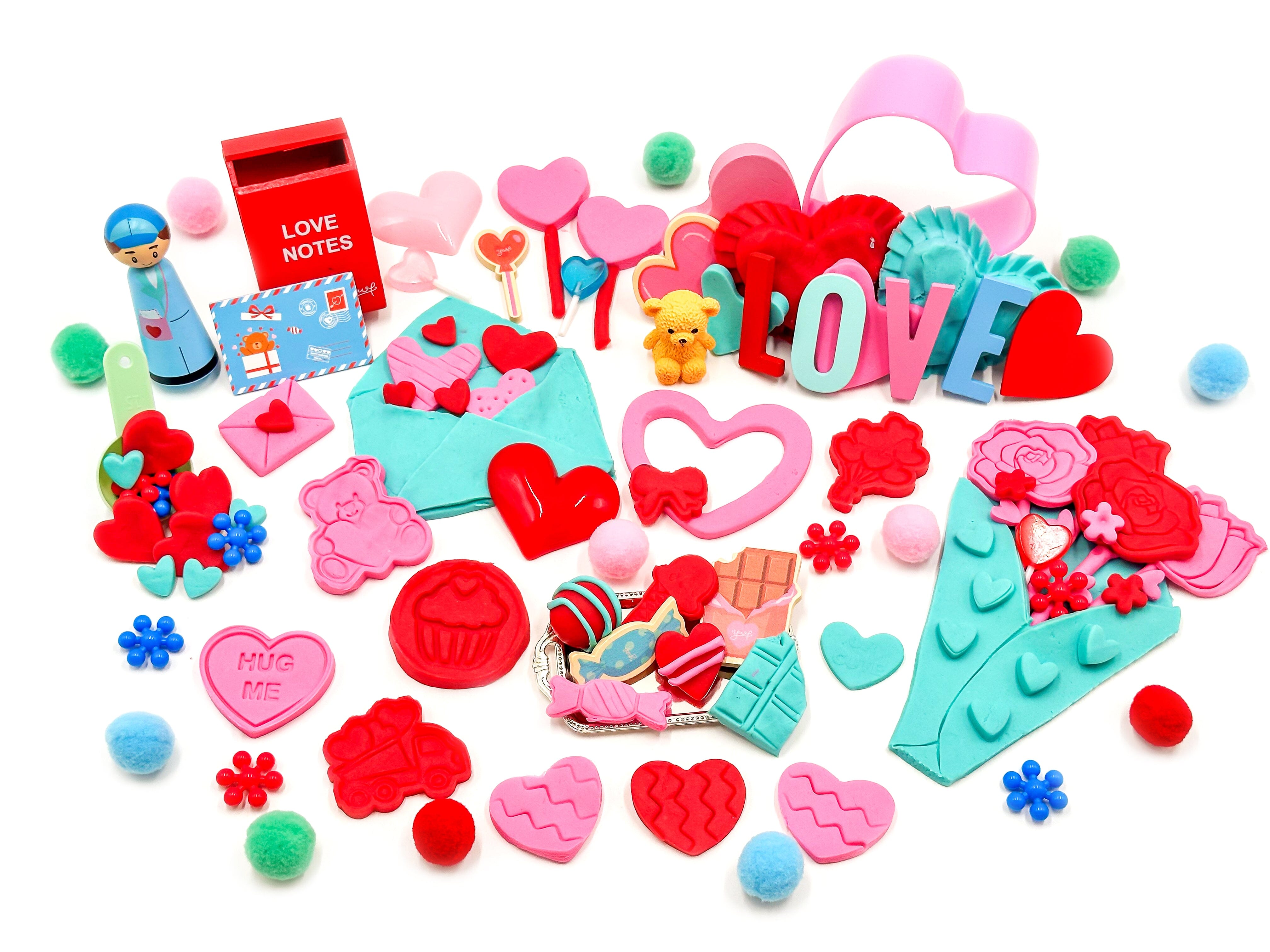 Red & Blue Valentine Sensory Kit Sensory Kit Young, Wild & Friedman 