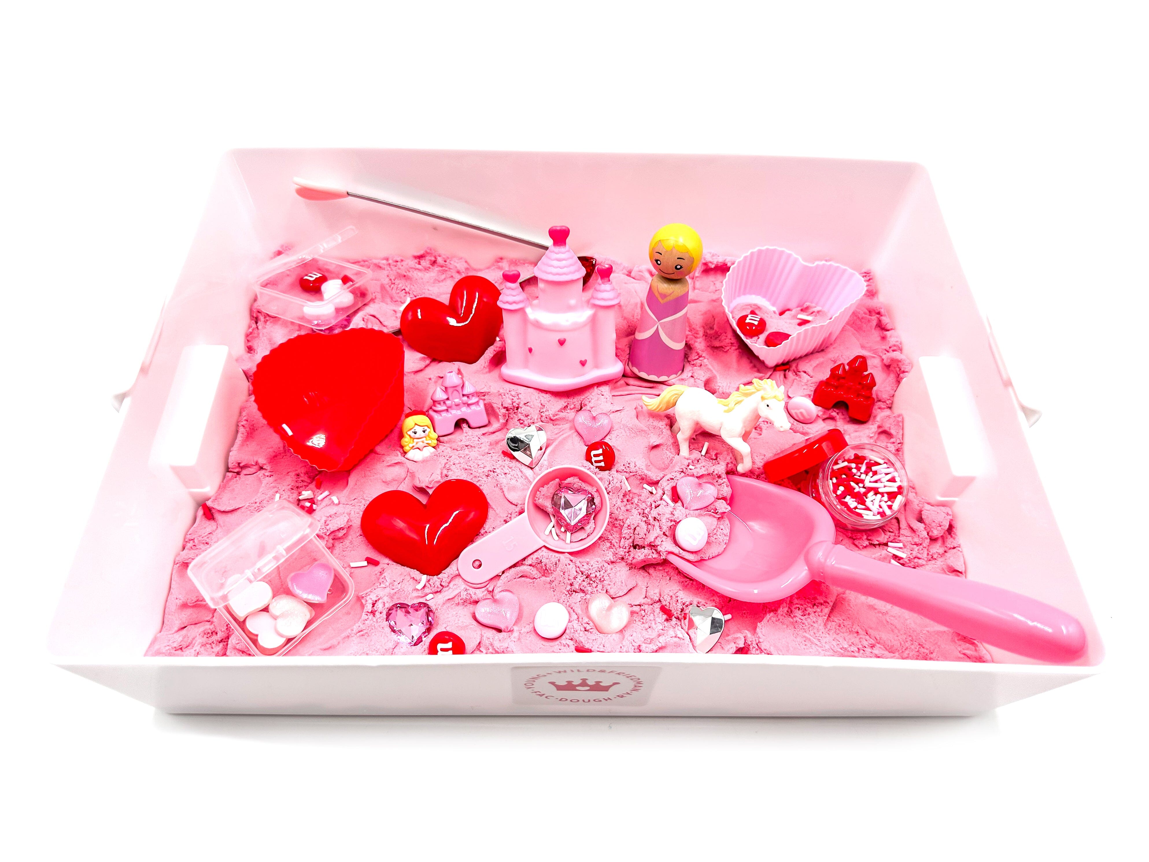 Royal Valentine Sensory Sand Bin Sensory Bin Young, Wild & Friedman 