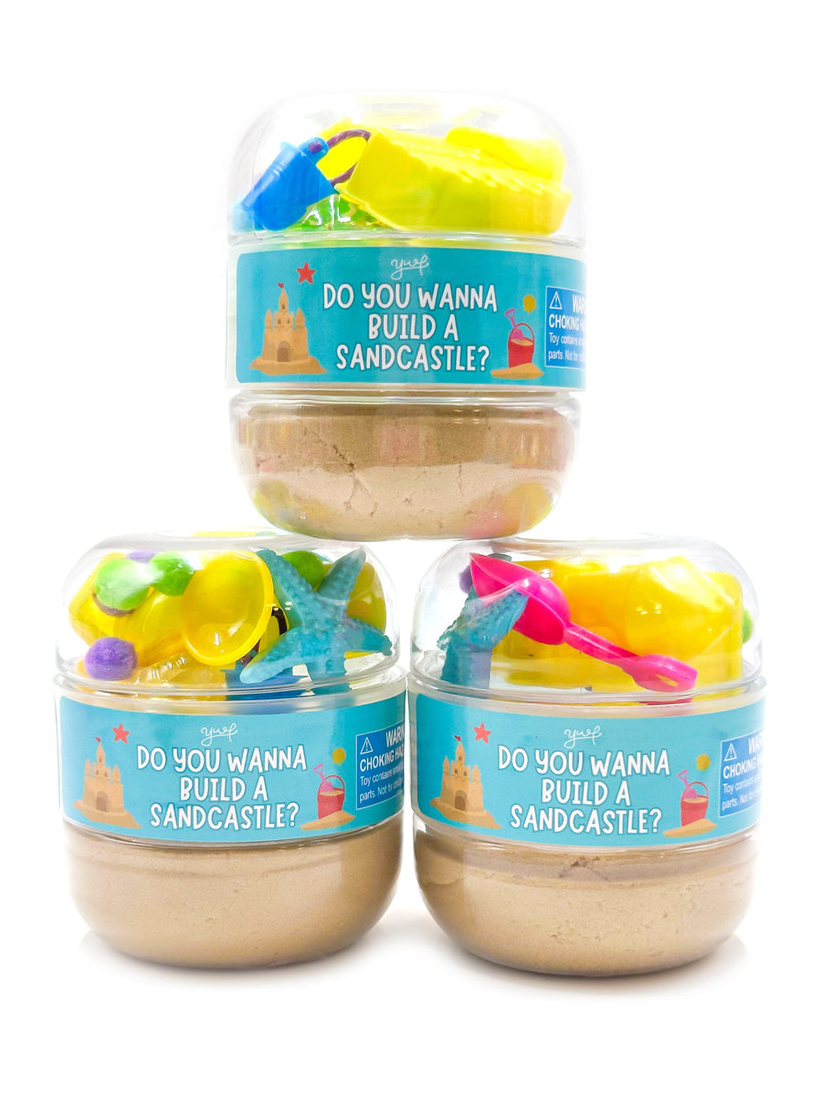 Sandcastle Sensory Sand Jar Sensory Dough Young, Wild & Friedman 