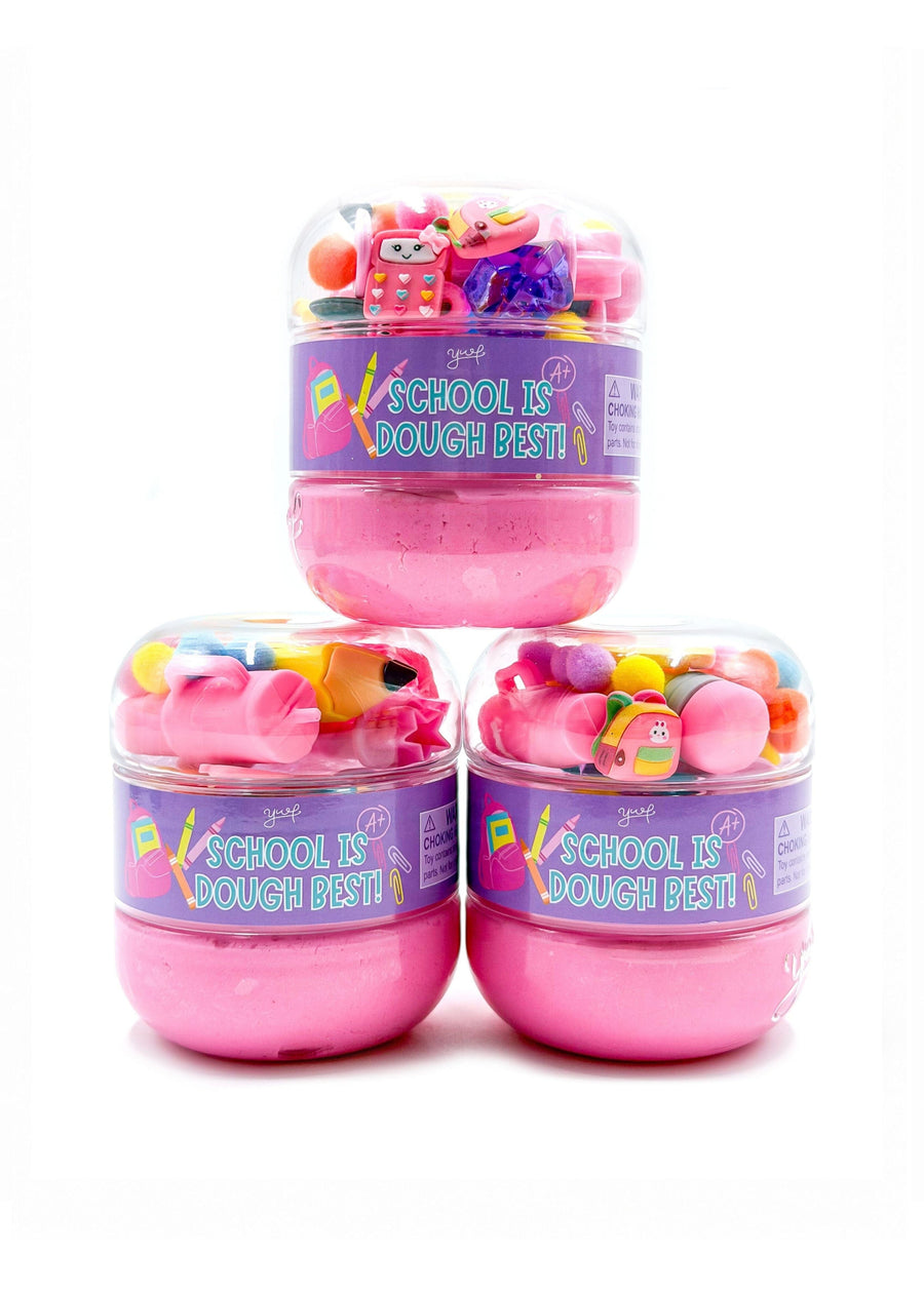 School Sensory Dough Jar - Pink Sensory Dough Young, Wild & Friedman 
