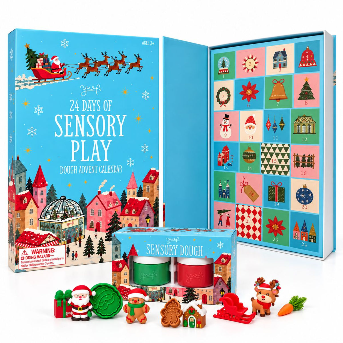 Sensory Dough Advent Calendar PRESALE Special Young, Wild & Friedman 