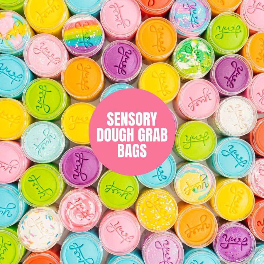 Sensory Dough Grab Bag Jars! Sensory Dough Young, Wild & Friedman 