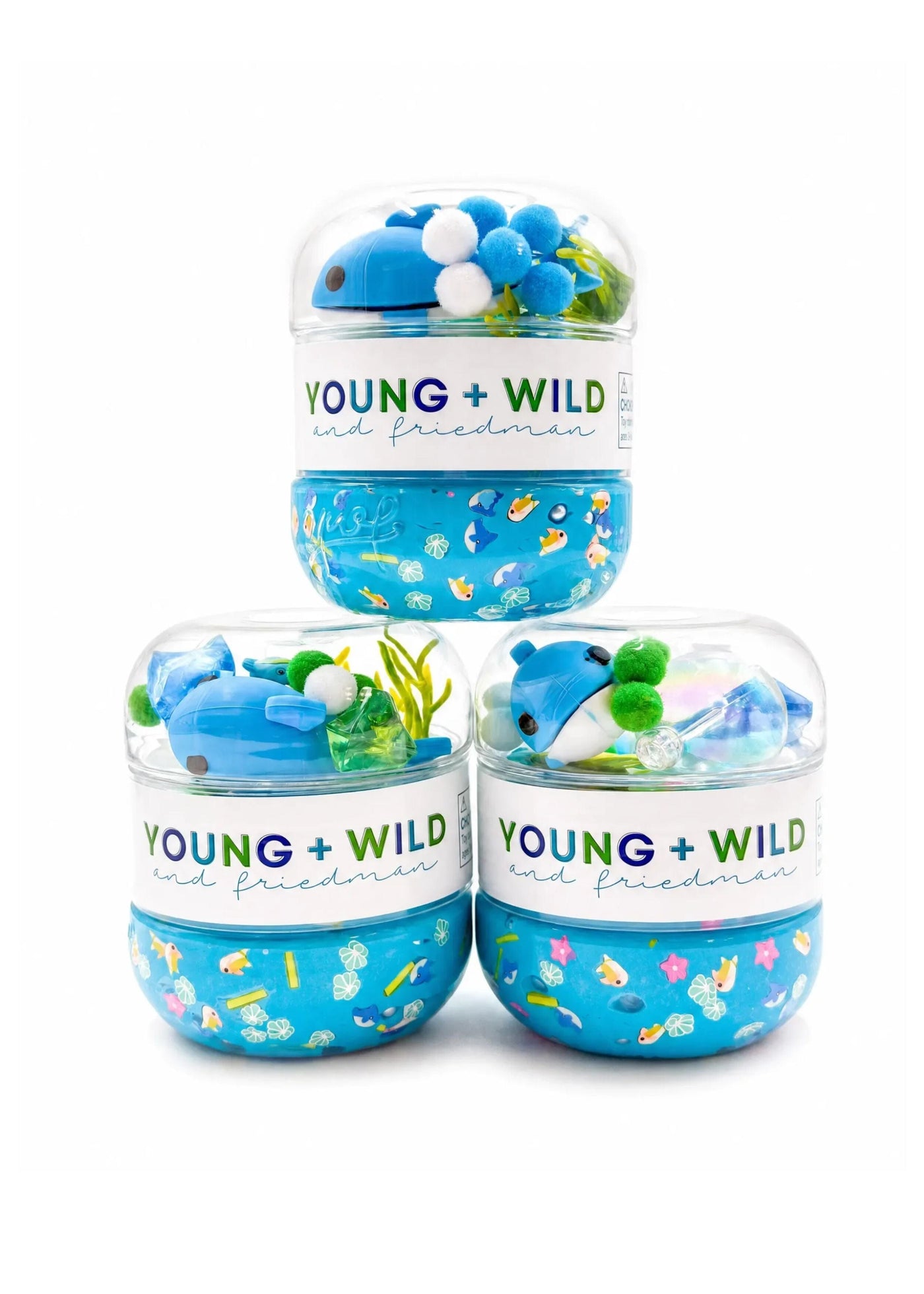 Shark Sensory Dough Jar Sensory Dough Young, Wild & Friedman 