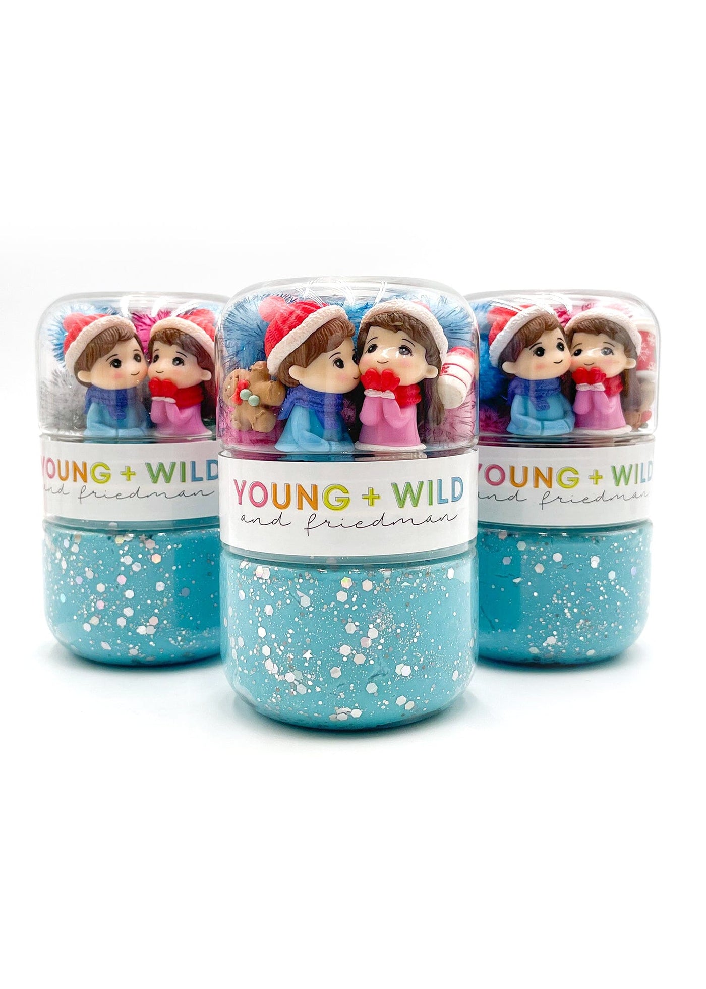 Snow Buddies Grab & Go Dough Jar Grab and Go Dough Young, Wild & Friedman 