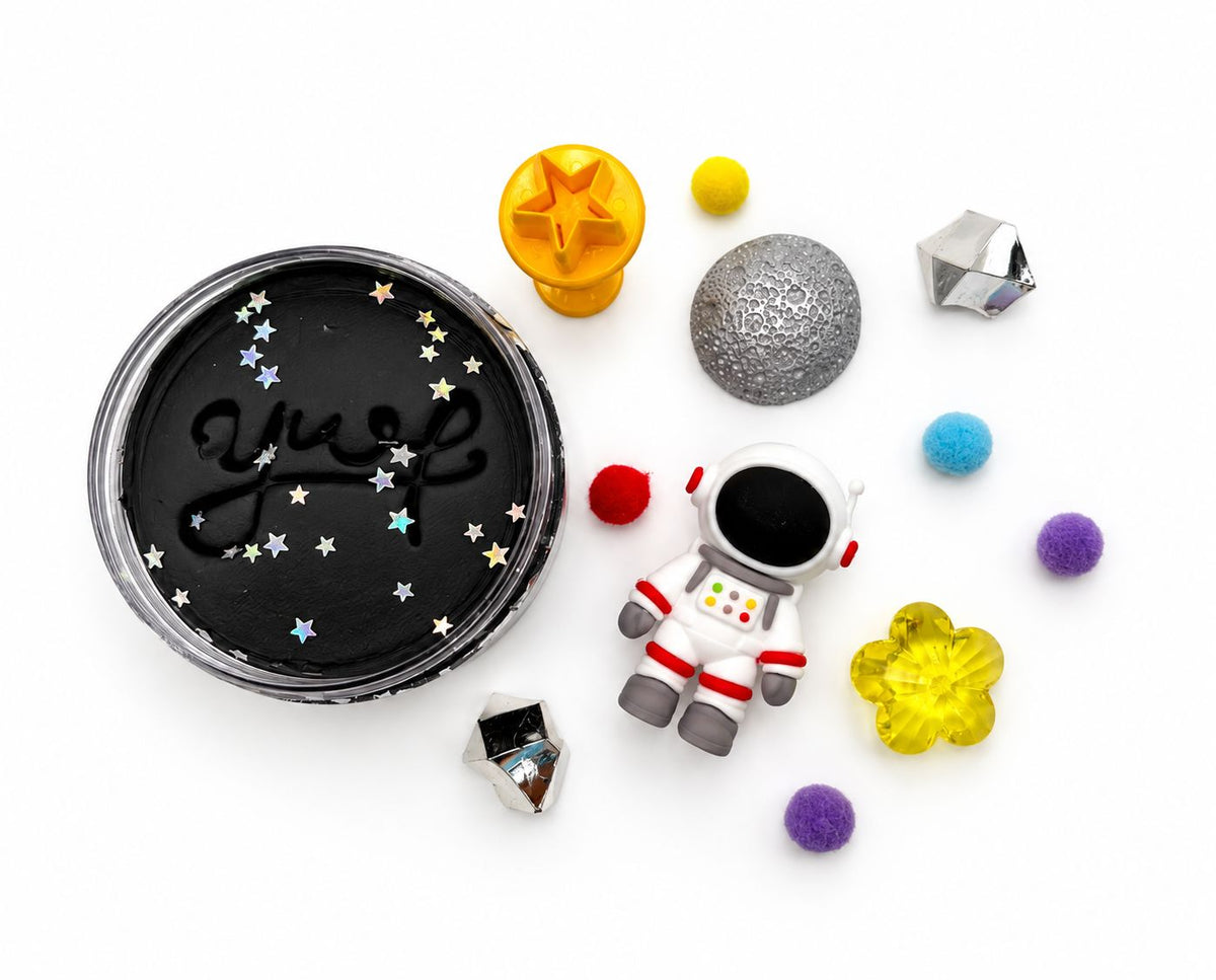 Space Sensory Dough Jar Sensory Dough Young, Wild & Friedman 
