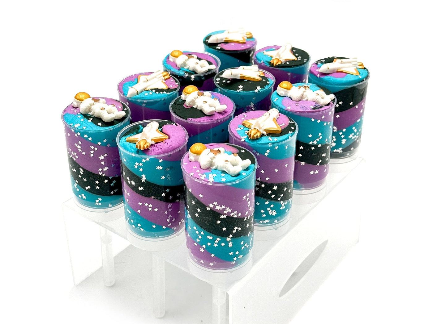 Space Sensory Dough Push Pop Sensory Dough Young, Wild & Friedman 