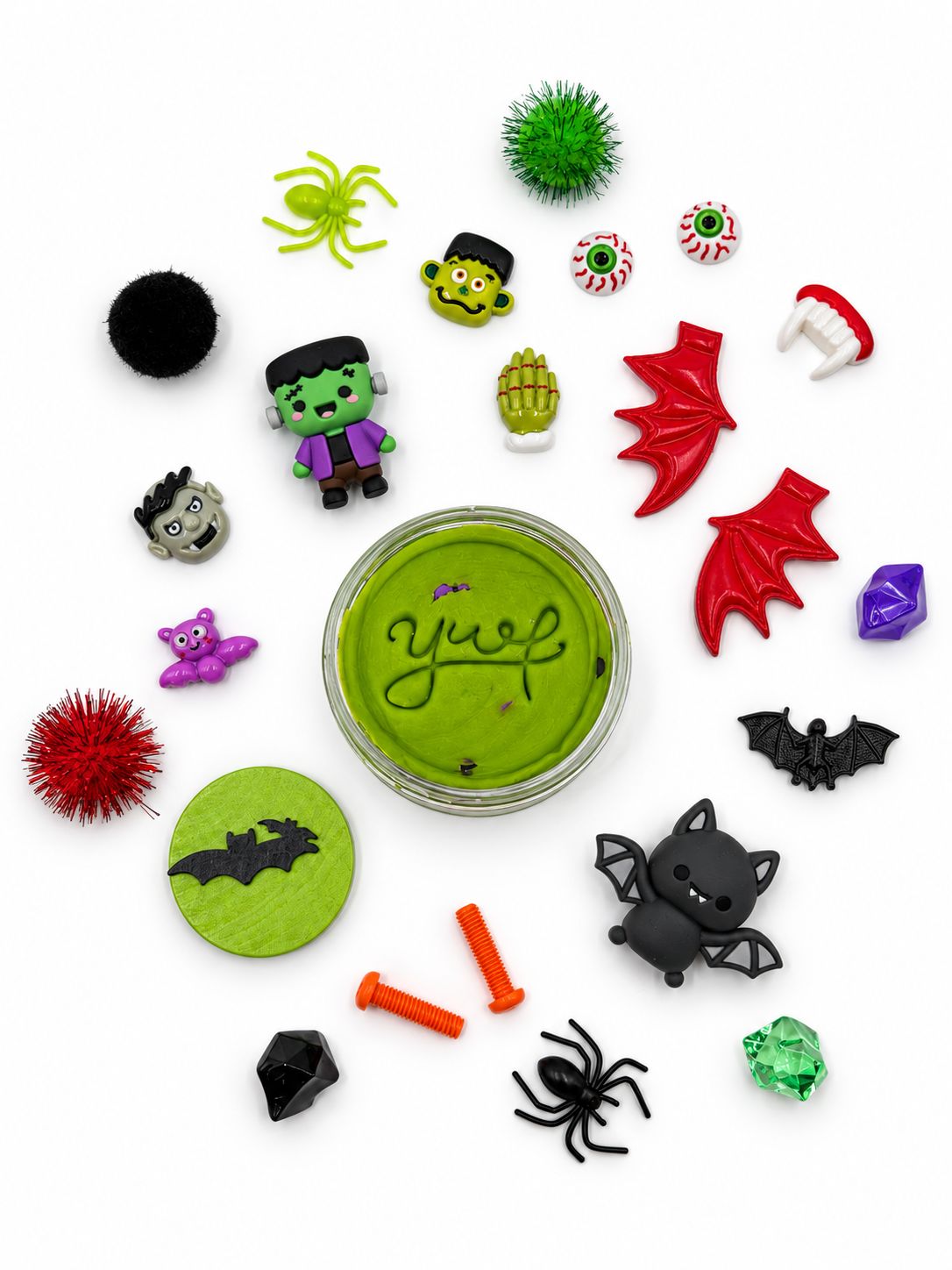 Spooky Monster Grab & Go Dough Jar Grab and Go Dough Young, Wild & Friedman 