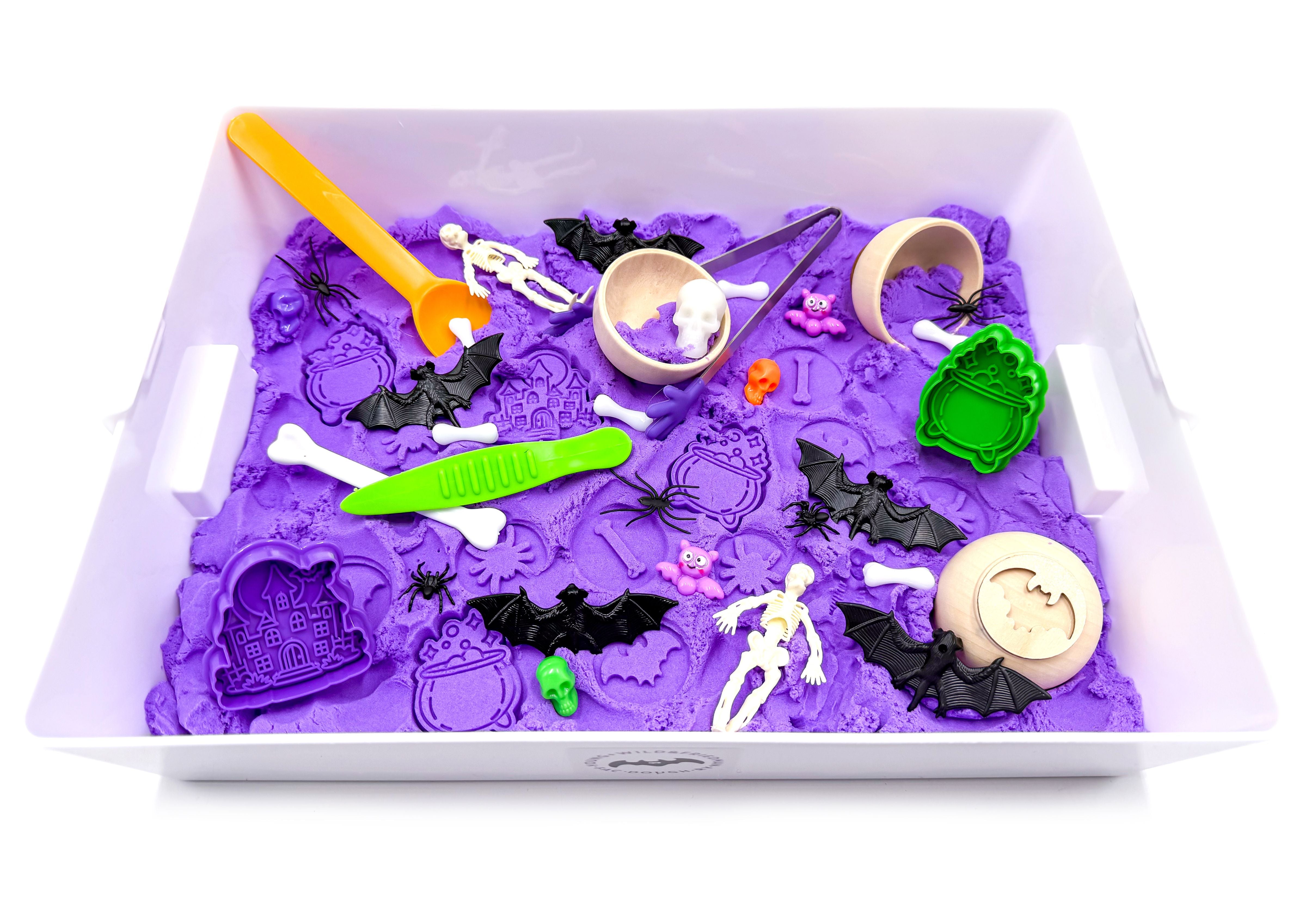 Spooky Sensory Sand Bin Sensory Bin Young, Wild & Friedman 