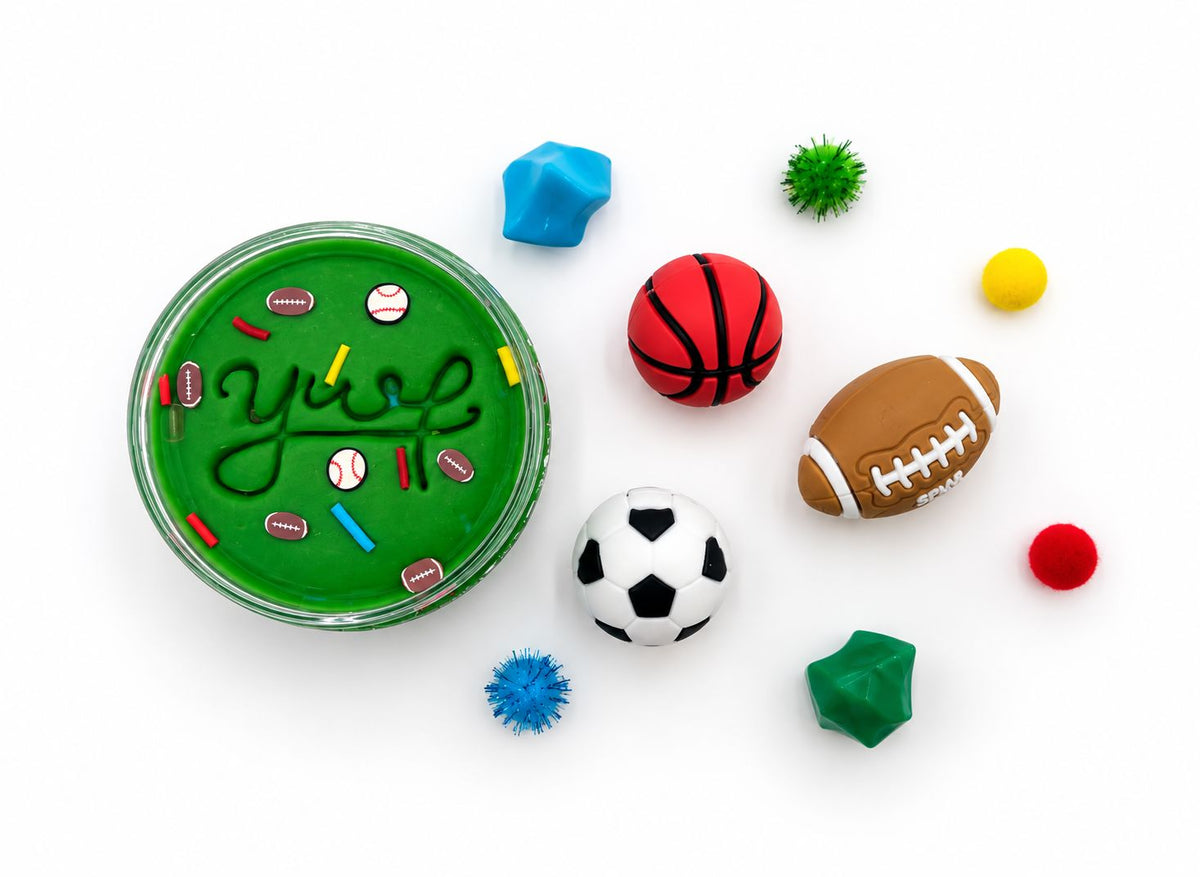Sports Sensory Dough Jar Sensory Dough Young, Wild & Friedman 