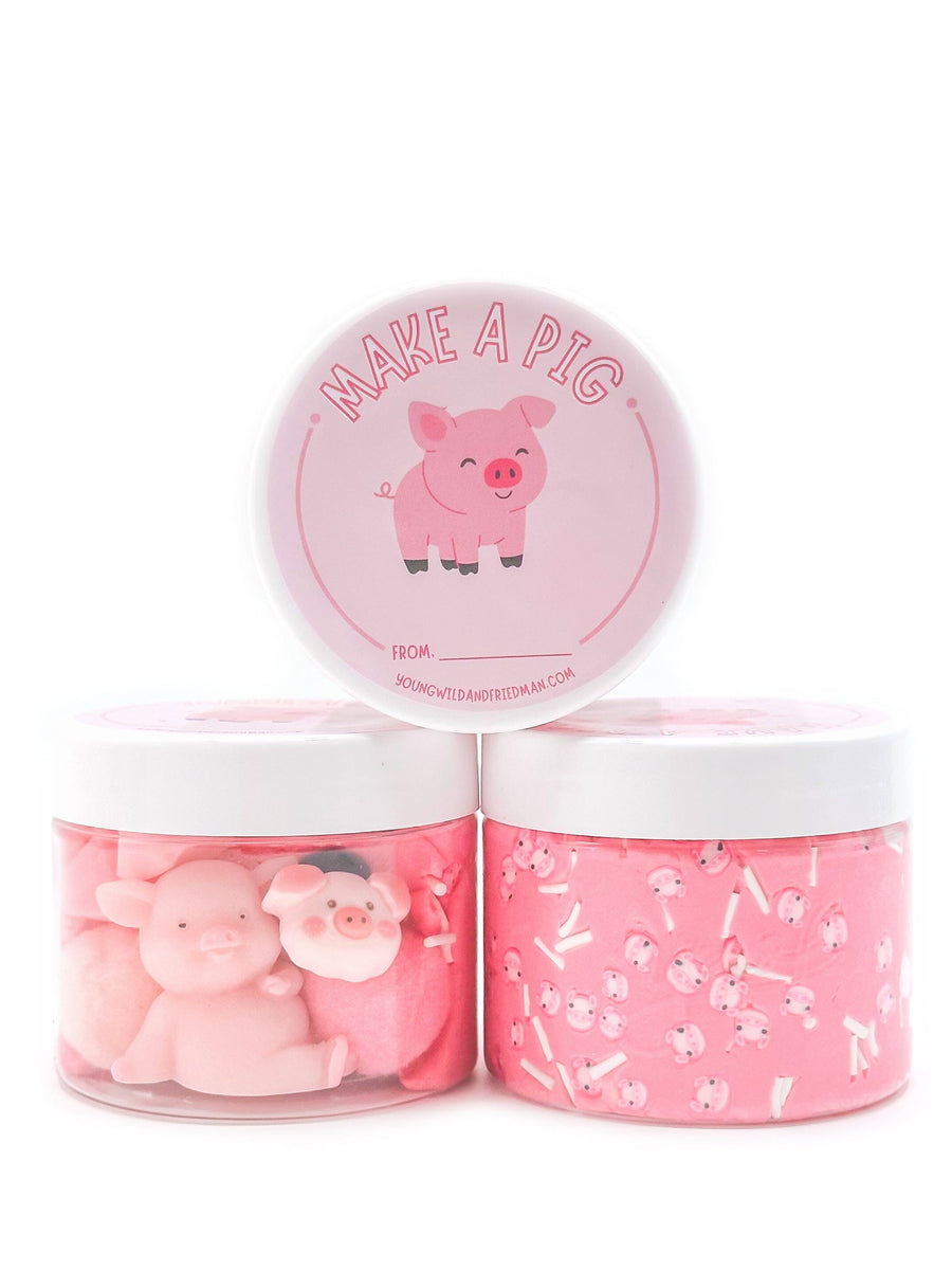 Spring Piggy Sensory Dough Jar Sensory Dough Young, Wild & Friedman 