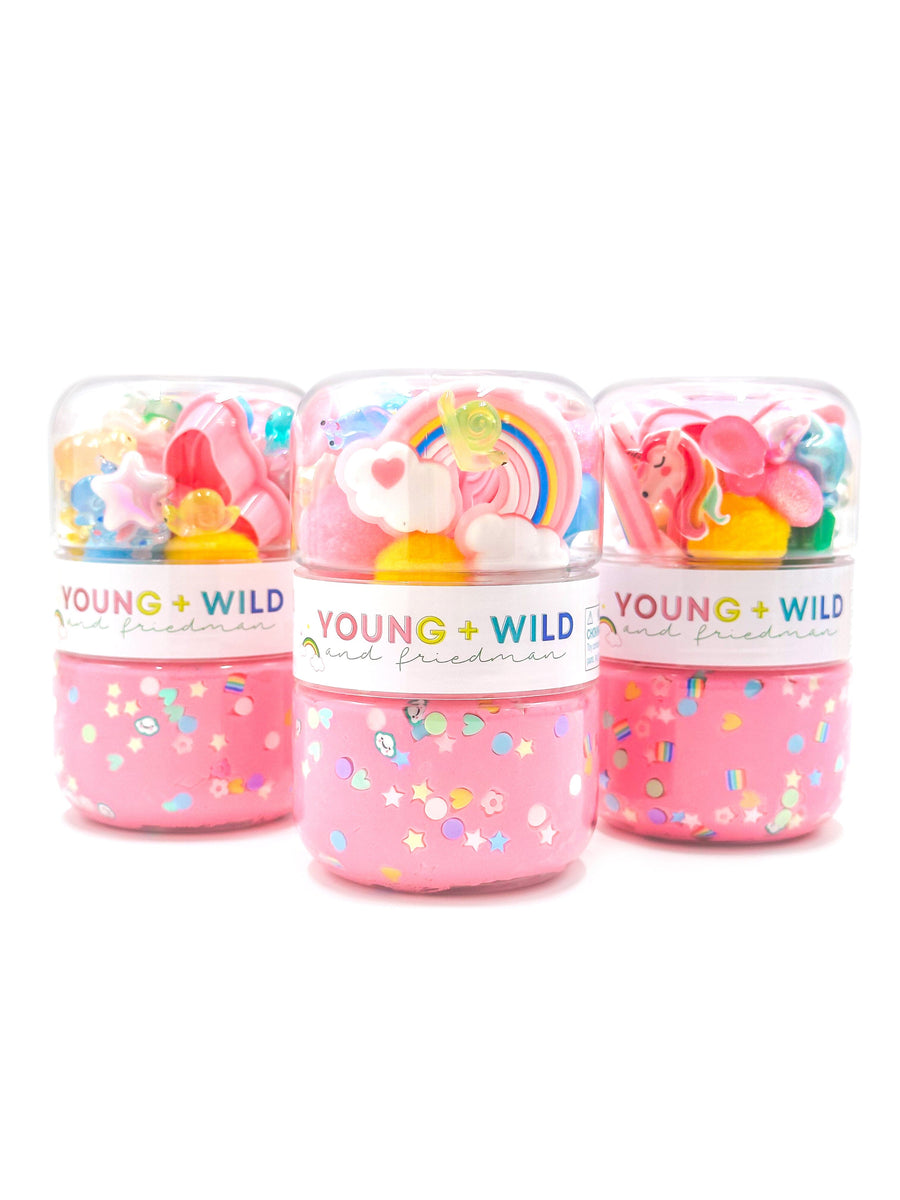 Spring Rainbow Grab & Go Dough Jar Grab and Go Dough Young, Wild & Friedman 