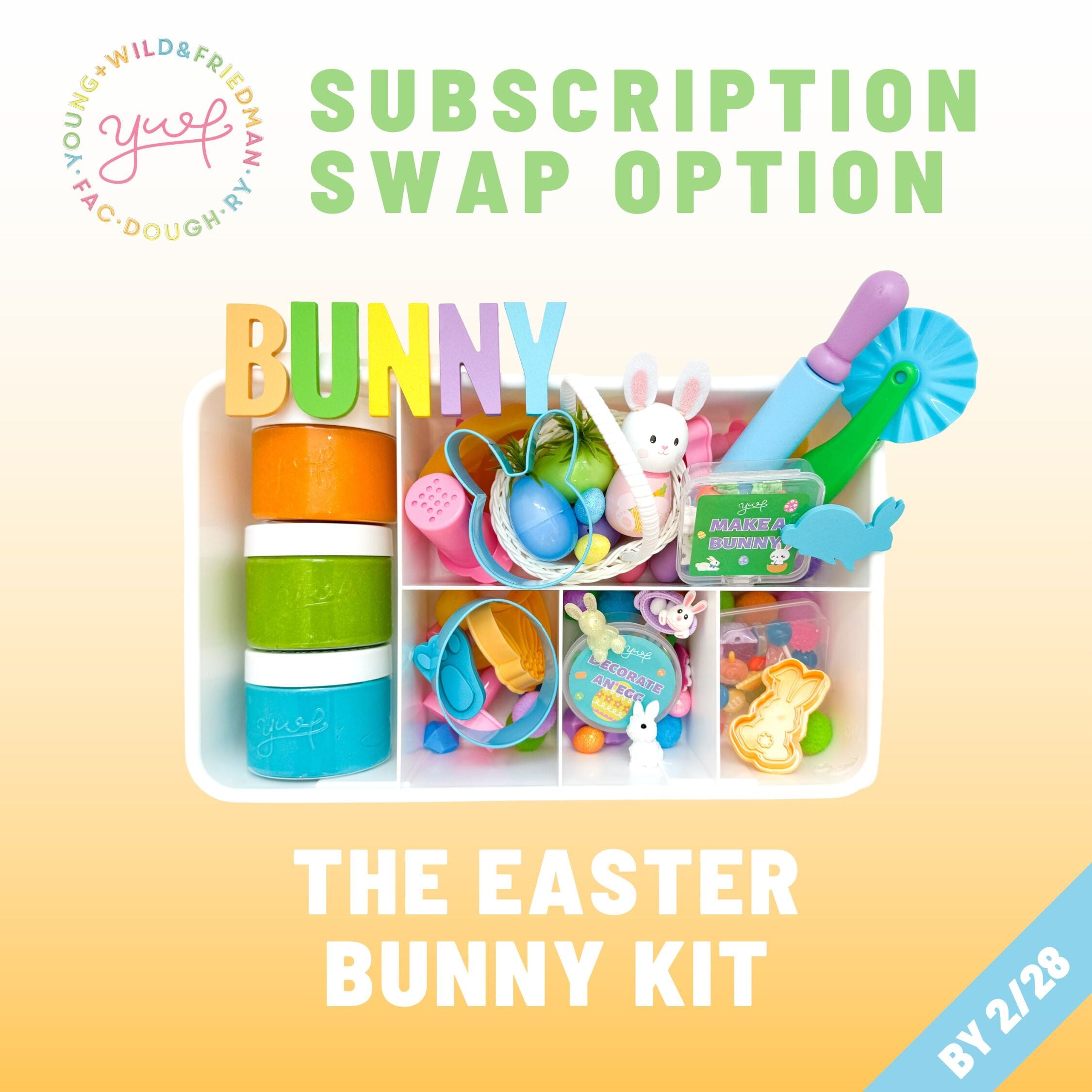 Subscription Swap - Easter Bunny Kit Subscription Young, Wild & Friedman 