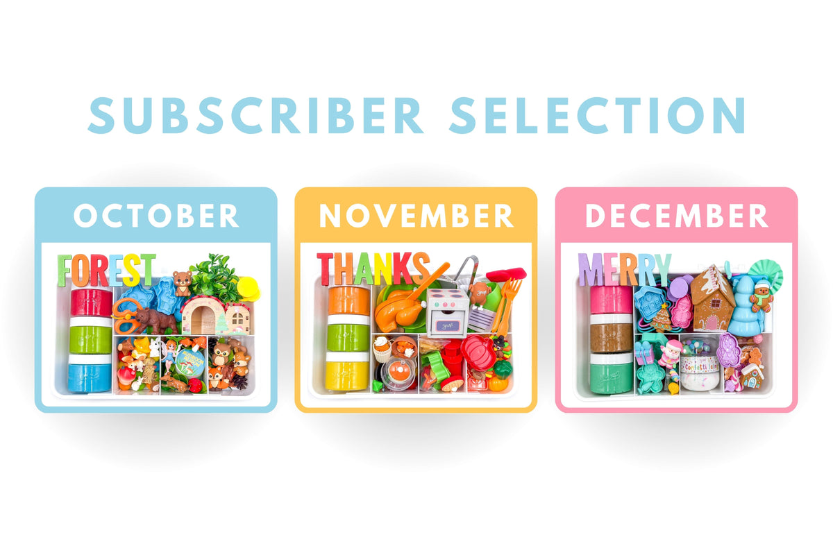 Subscription Swap - Fall Forest Friends, Thanksgiving, Gingerbread Subscription Young, Wild & Friedman 