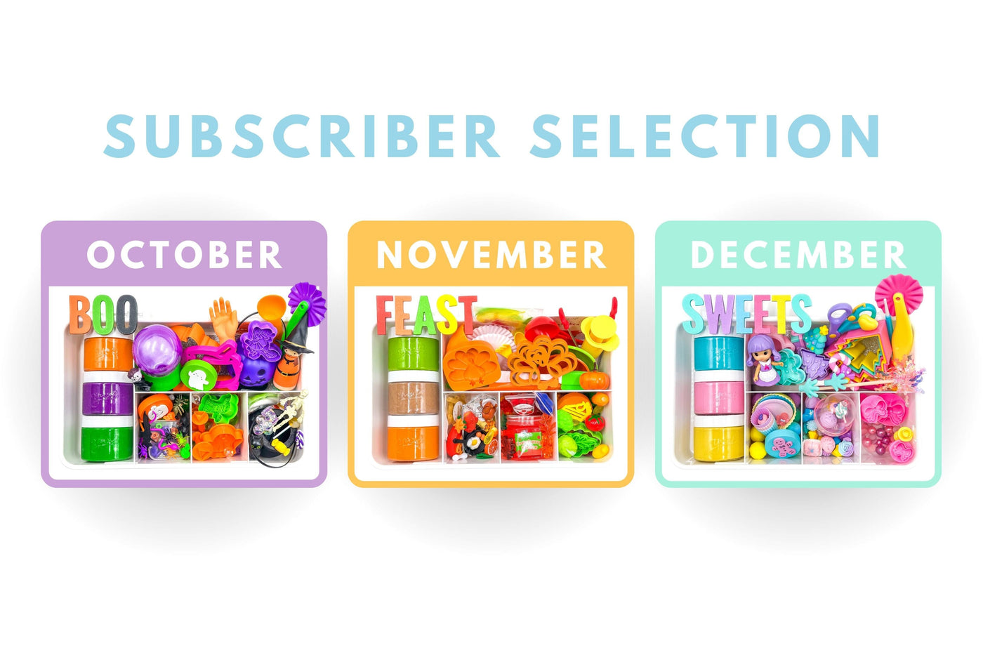 Subscription Swap - Halloween, Fall Feast, Christmas Sweets Subscription Young, Wild & Friedman 