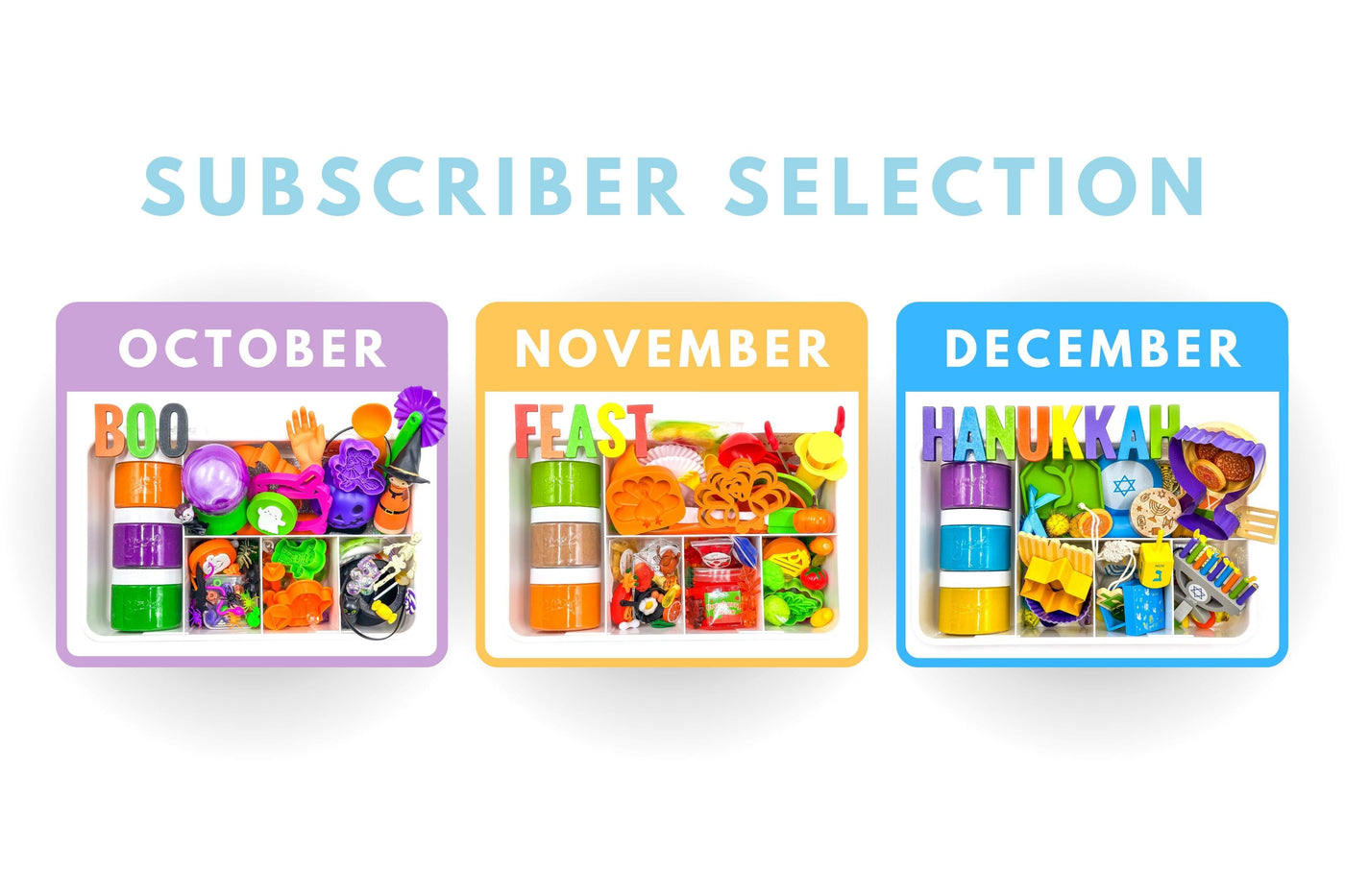 Subscription Swap - Halloween, Fall Feast, Hanukkah Subscription Young, Wild & Friedman 