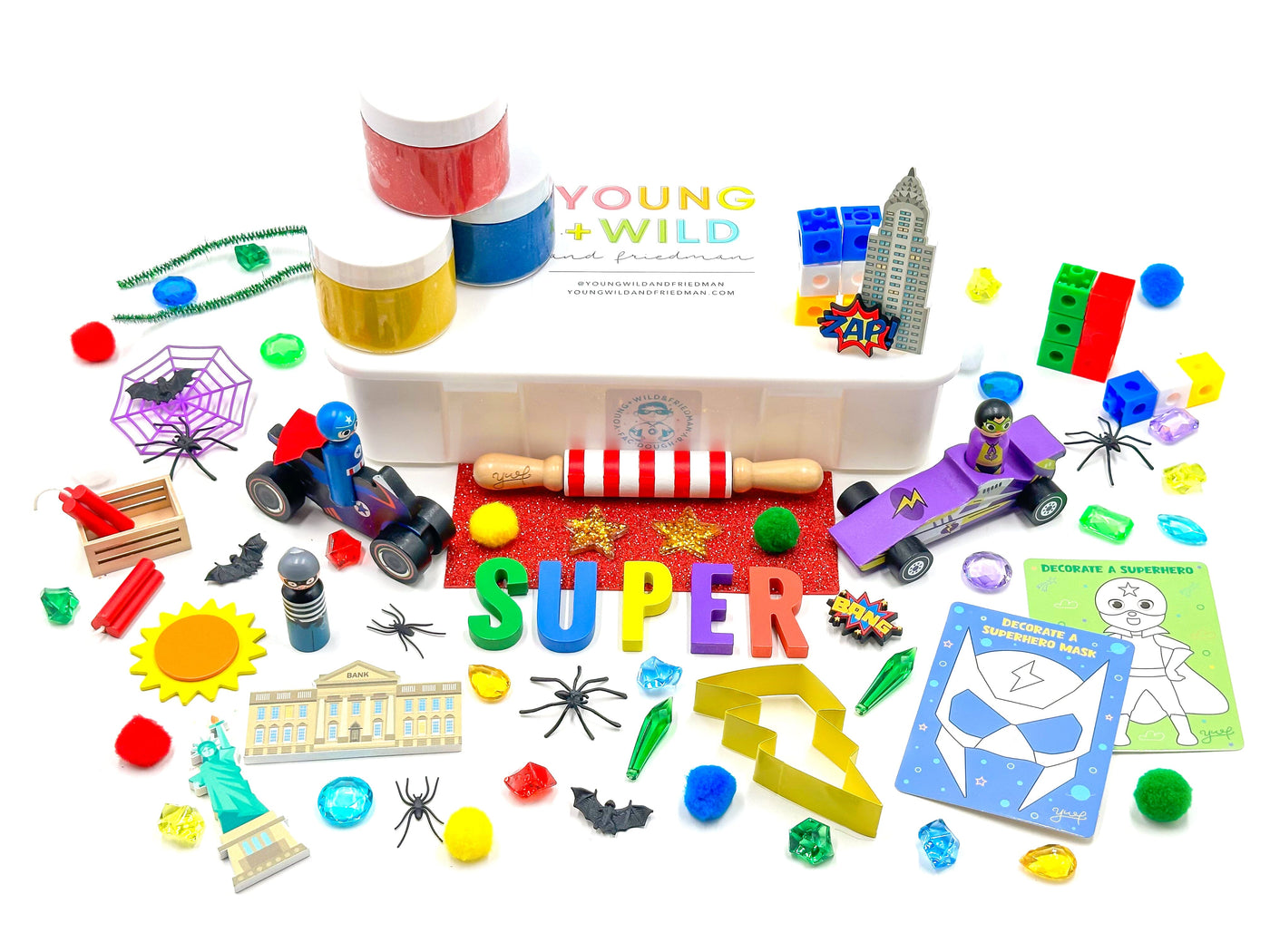 Superhero Sensory Kit · Young + Wild and Friedman