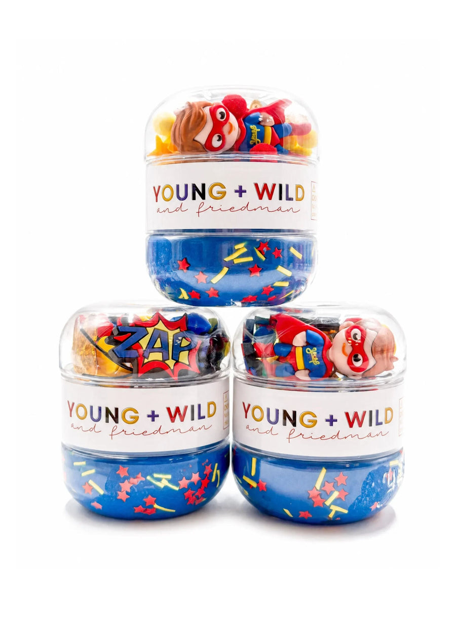 Superhero Sensory Dough Jar Sensory Dough Young, Wild & Friedman 