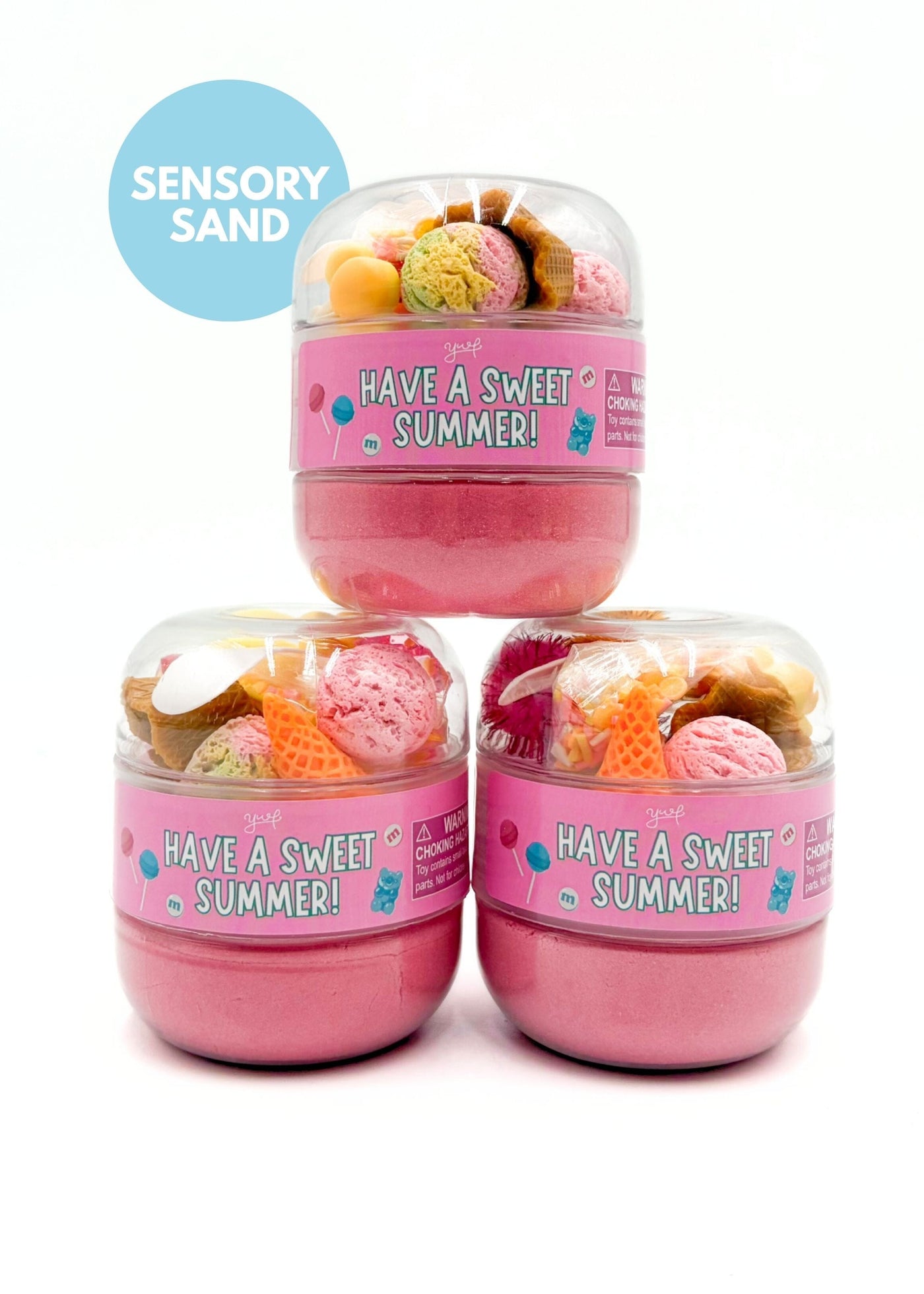 Sweet Summer Sensory Sand Jar Sensory Dough Young, Wild & Friedman 