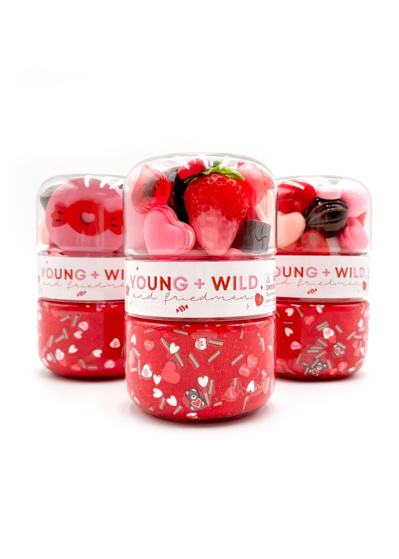 Sweet Valentine Grab & Go Dough Jar Grab and Go Dough Young, Wild & Friedman 