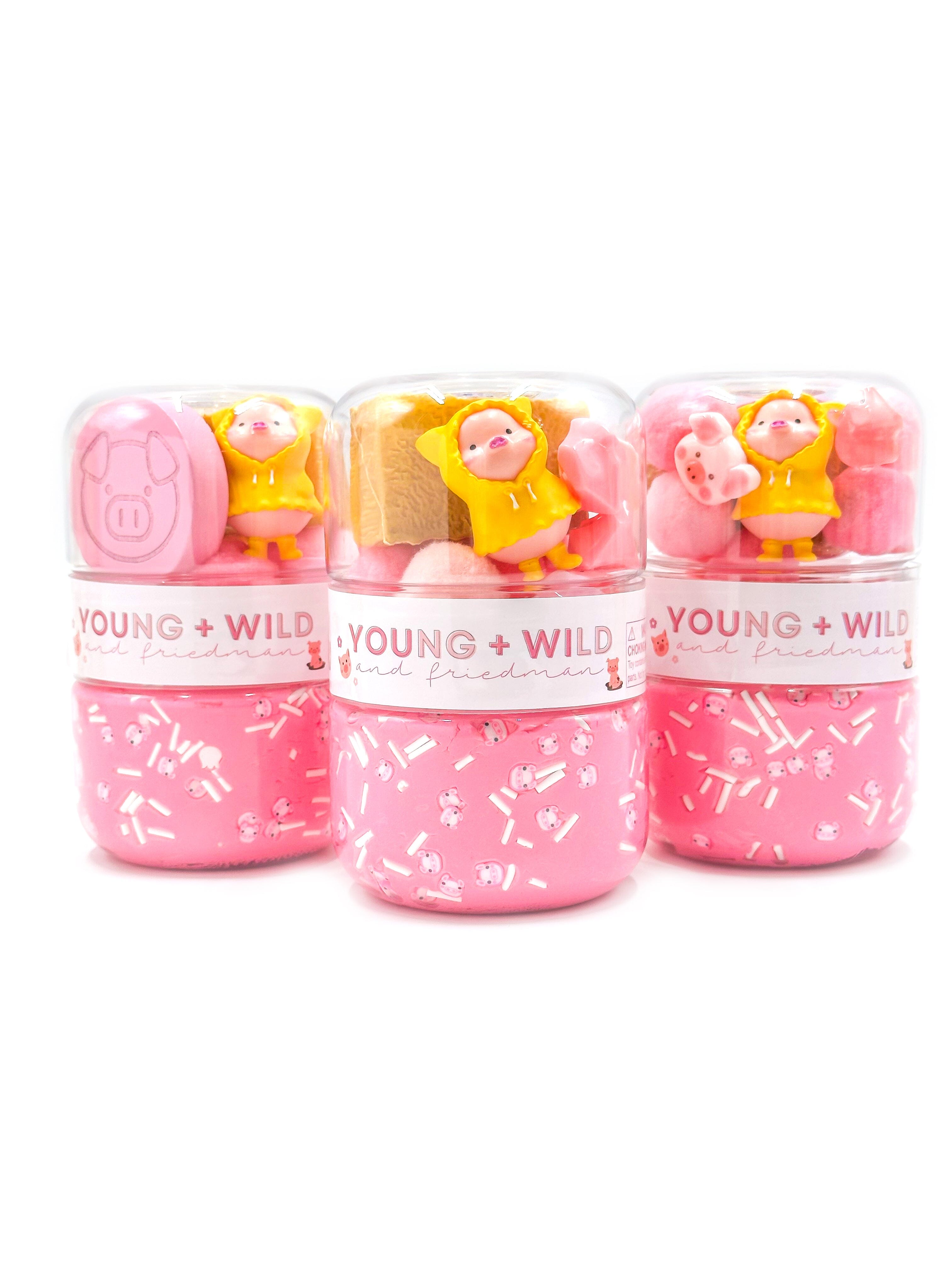 Three Little Pigs Grab & Go Dough Jar Grab and Go Dough Young, Wild & Friedman 