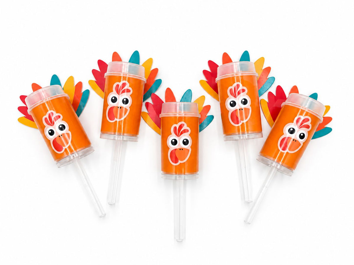 Turkey Sensory Dough Push Pop Sensory Dough Young, Wild & Friedman 