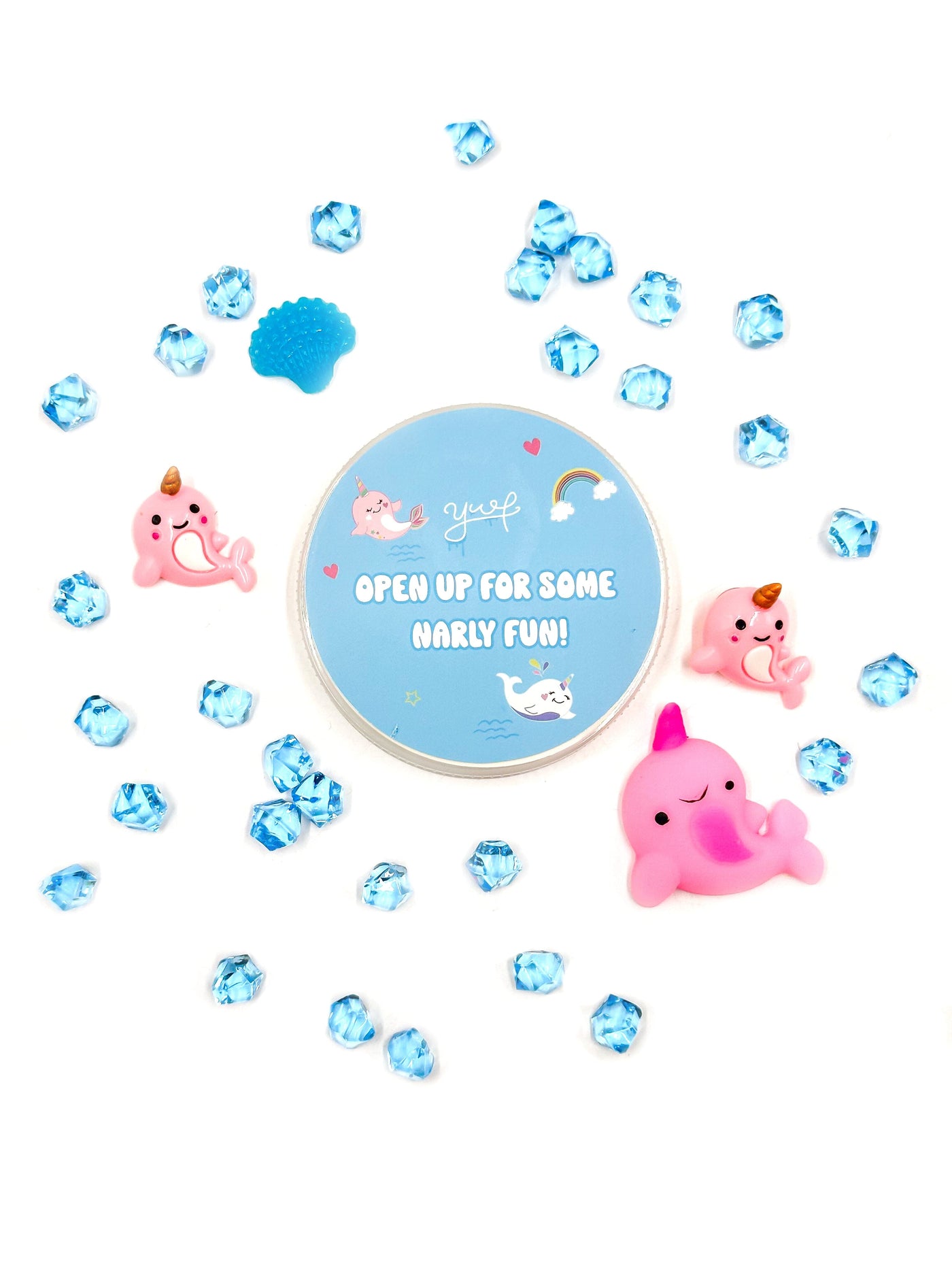 'Unicorn of the Sea' Narwhal Slime Slime Young, Wild & Friedman 