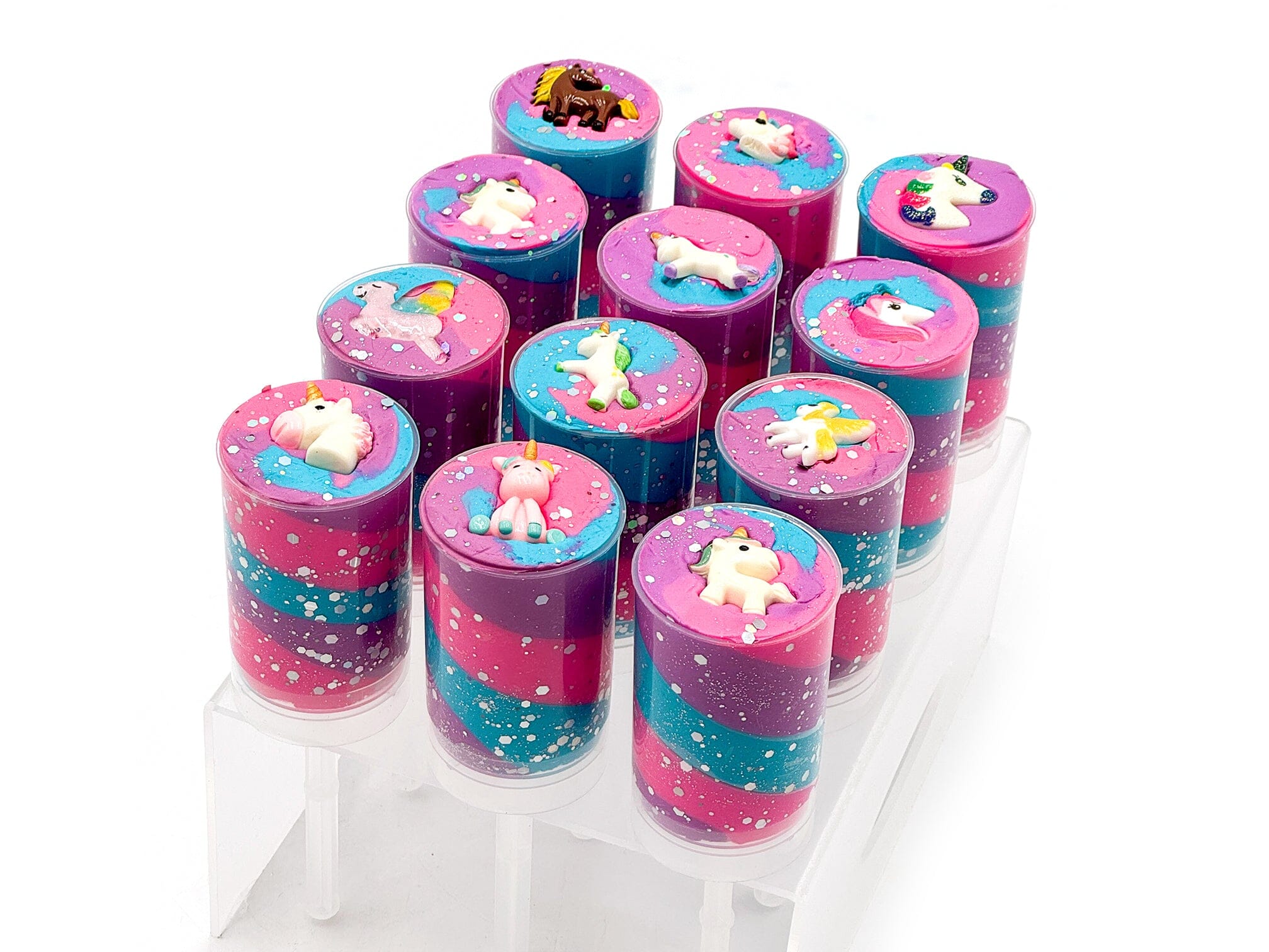 Unicorn Sensory Dough Push Pop Sensory Dough Young, Wild & Friedman 