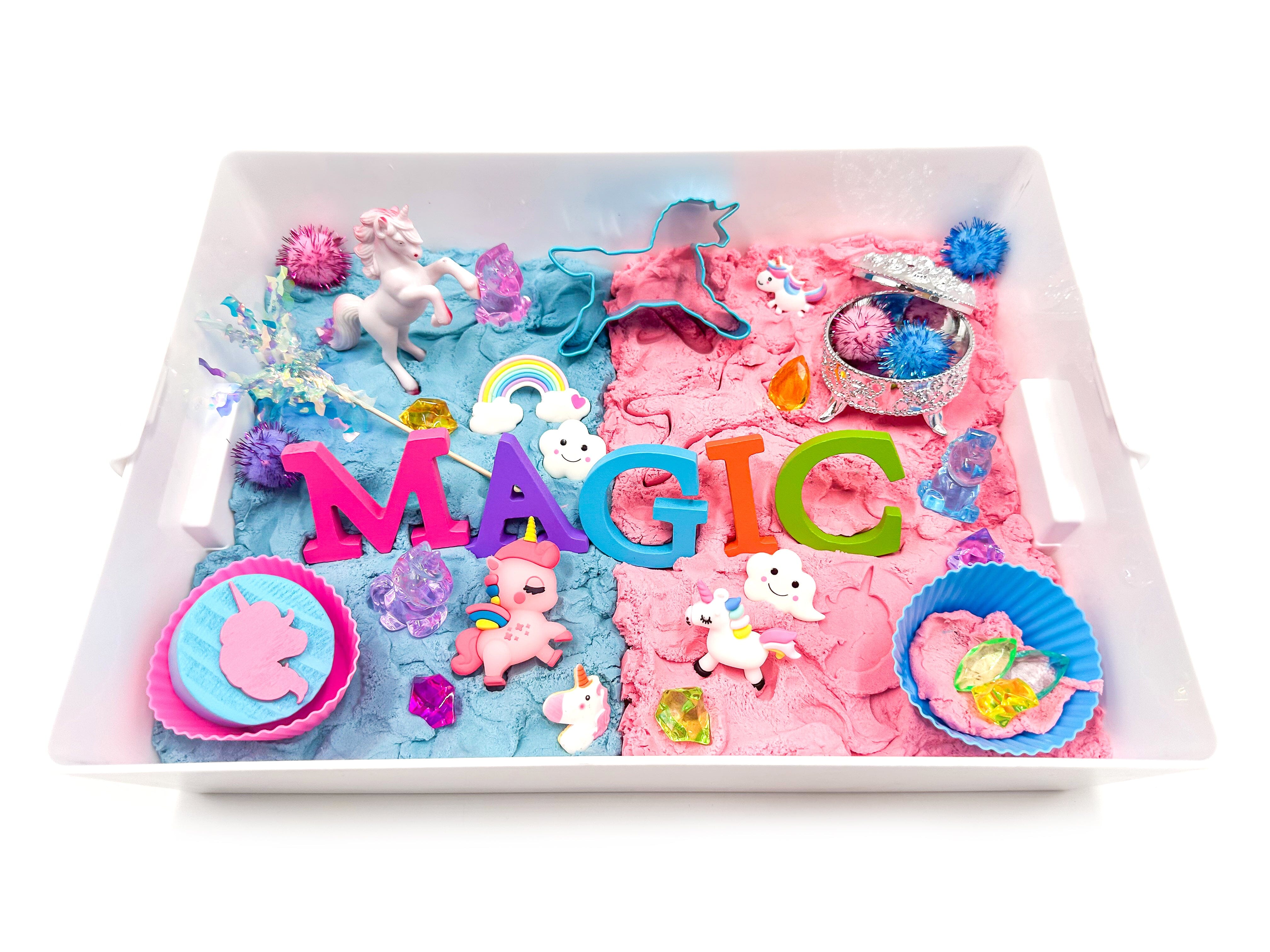 Unicorn Sensory Elastic Sand Bin · Young + Wild and Friedman Unicorn Sensory Elastic Sand Bin · Young + Wild and Friedman