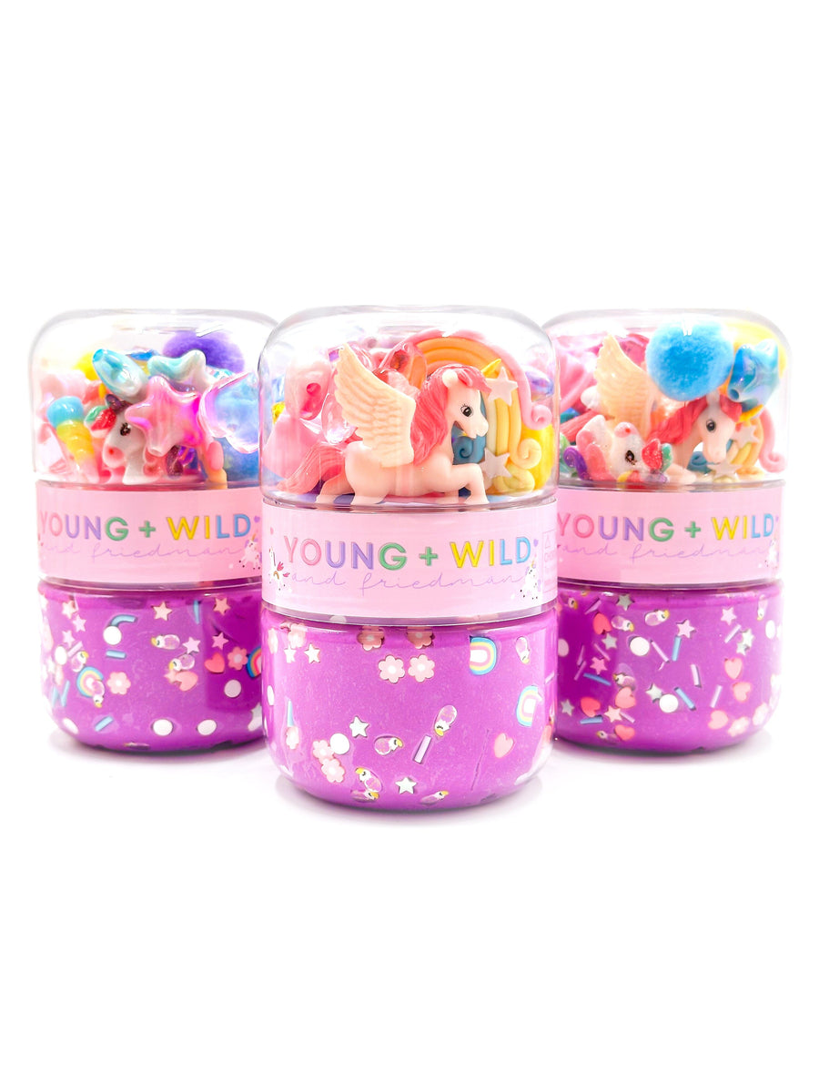 Unicorn Valentine Grab & Go Dough Jar Grab and Go Dough Young, Wild & Friedman 