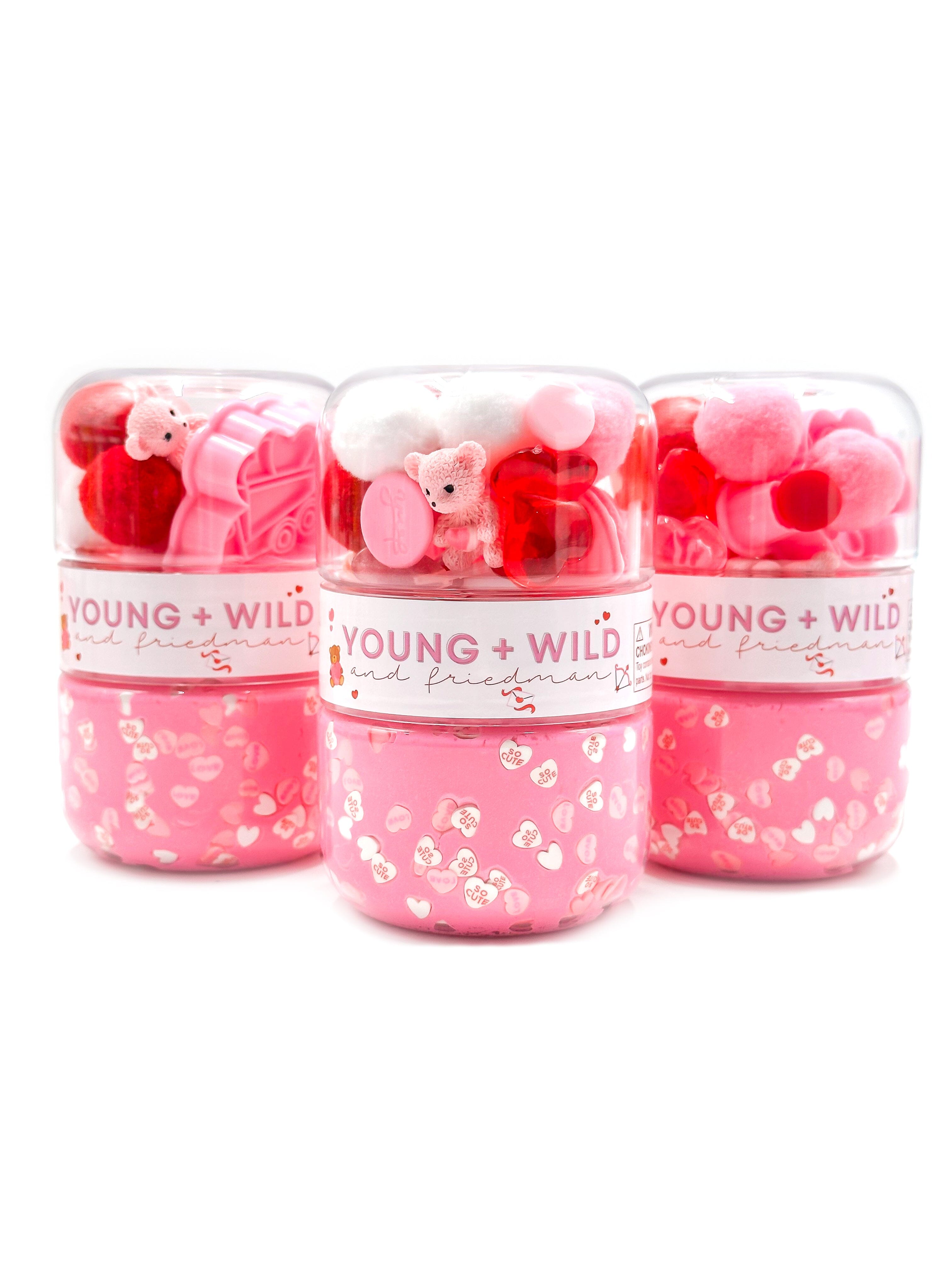 Valentine’s Day Grab & Go Dough Jar Grab and Go Dough Young, Wild & Friedman 
