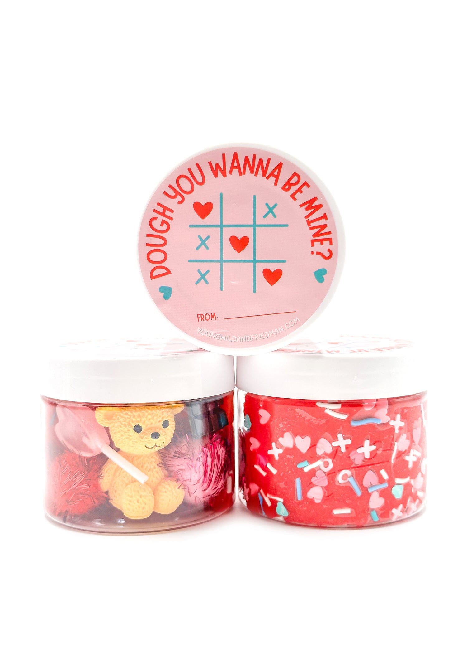 Valentine’s Day Sensory Dough Jar Sensory Dough Young, Wild & Friedman 