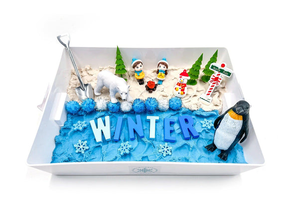 Winter Sensory Bin Sensory Bin Young, Wild & Friedman 